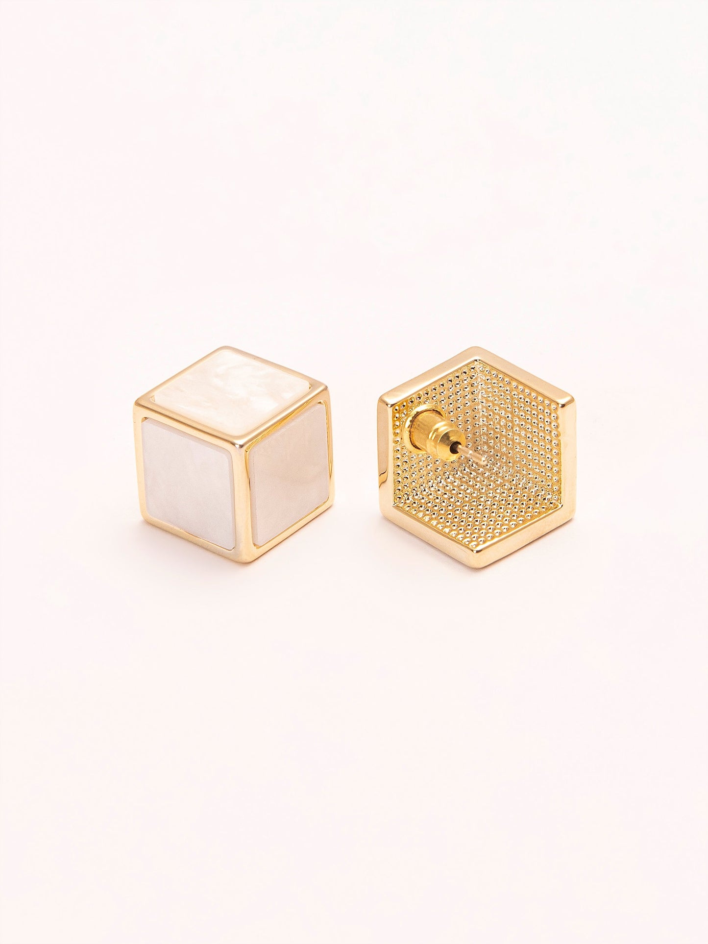 Cube Stud Earrings