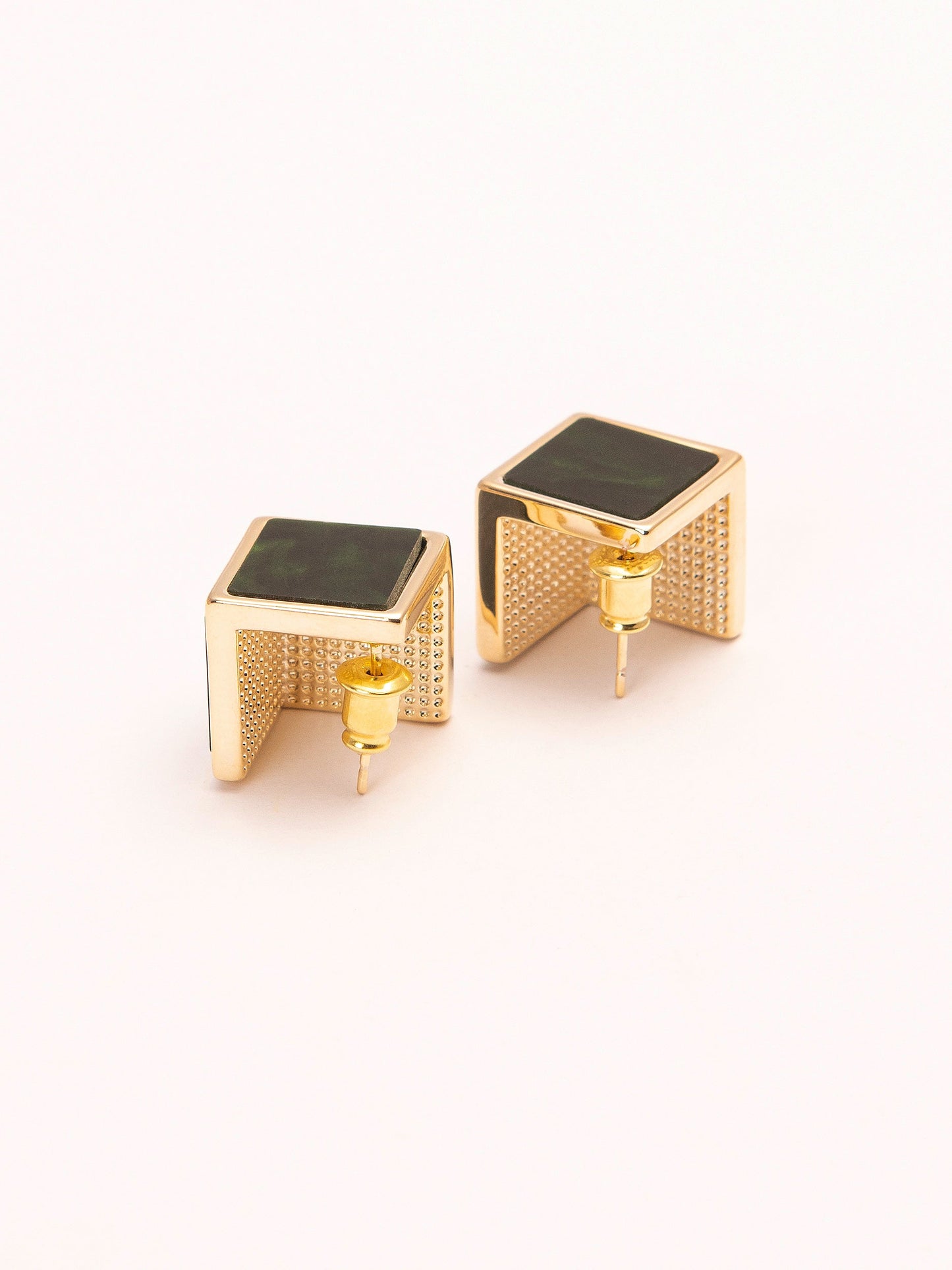 Cube Stud Earrings