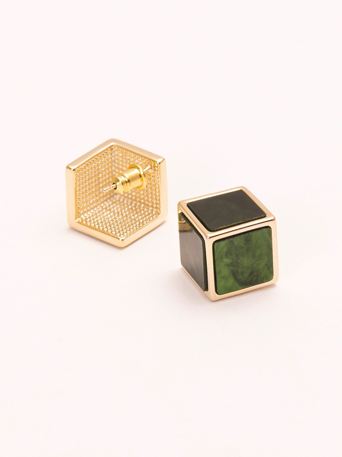 Cube Stud Earrings