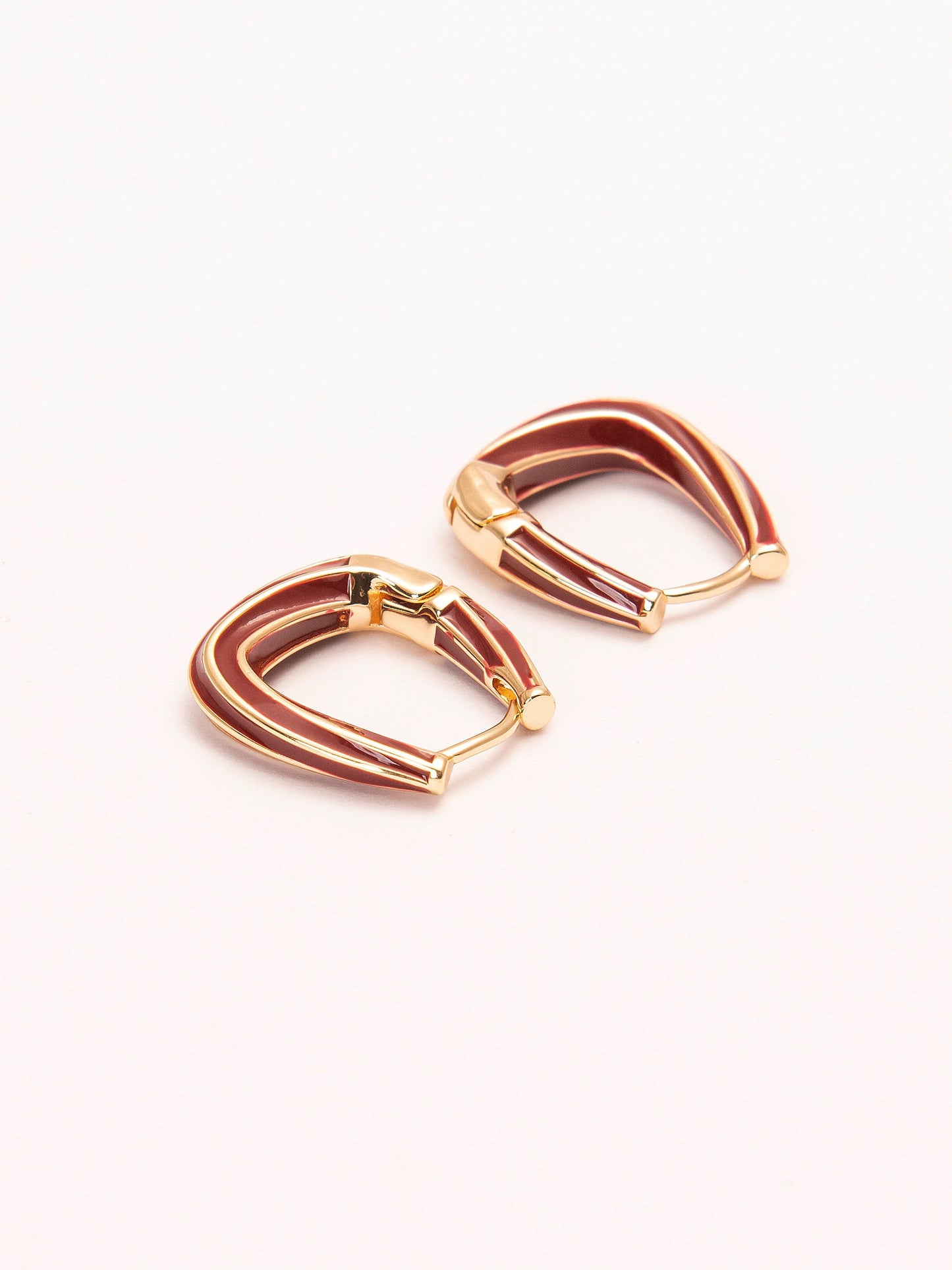 Stripy Drop Earrings