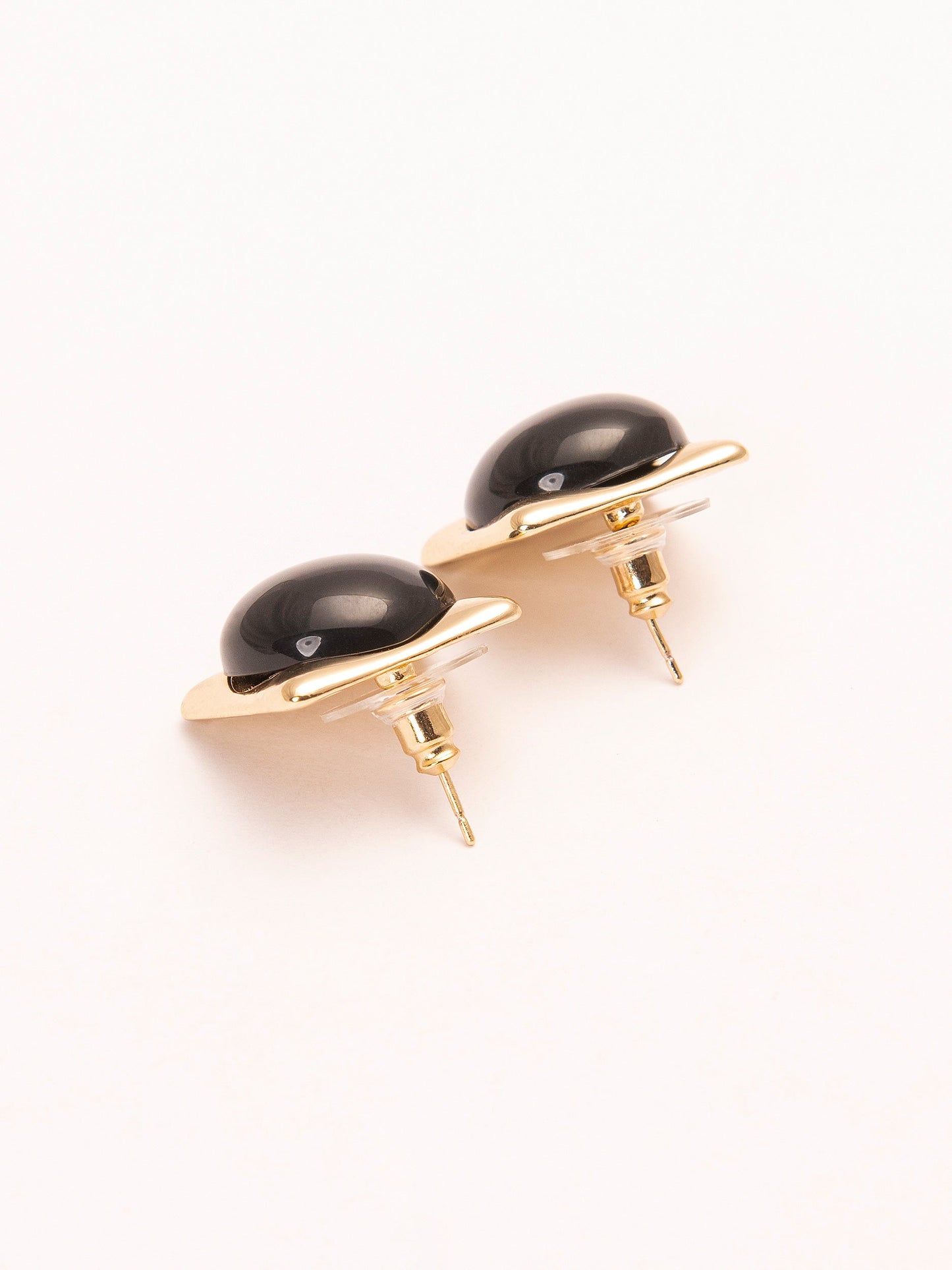 Glossy Stud Earrings