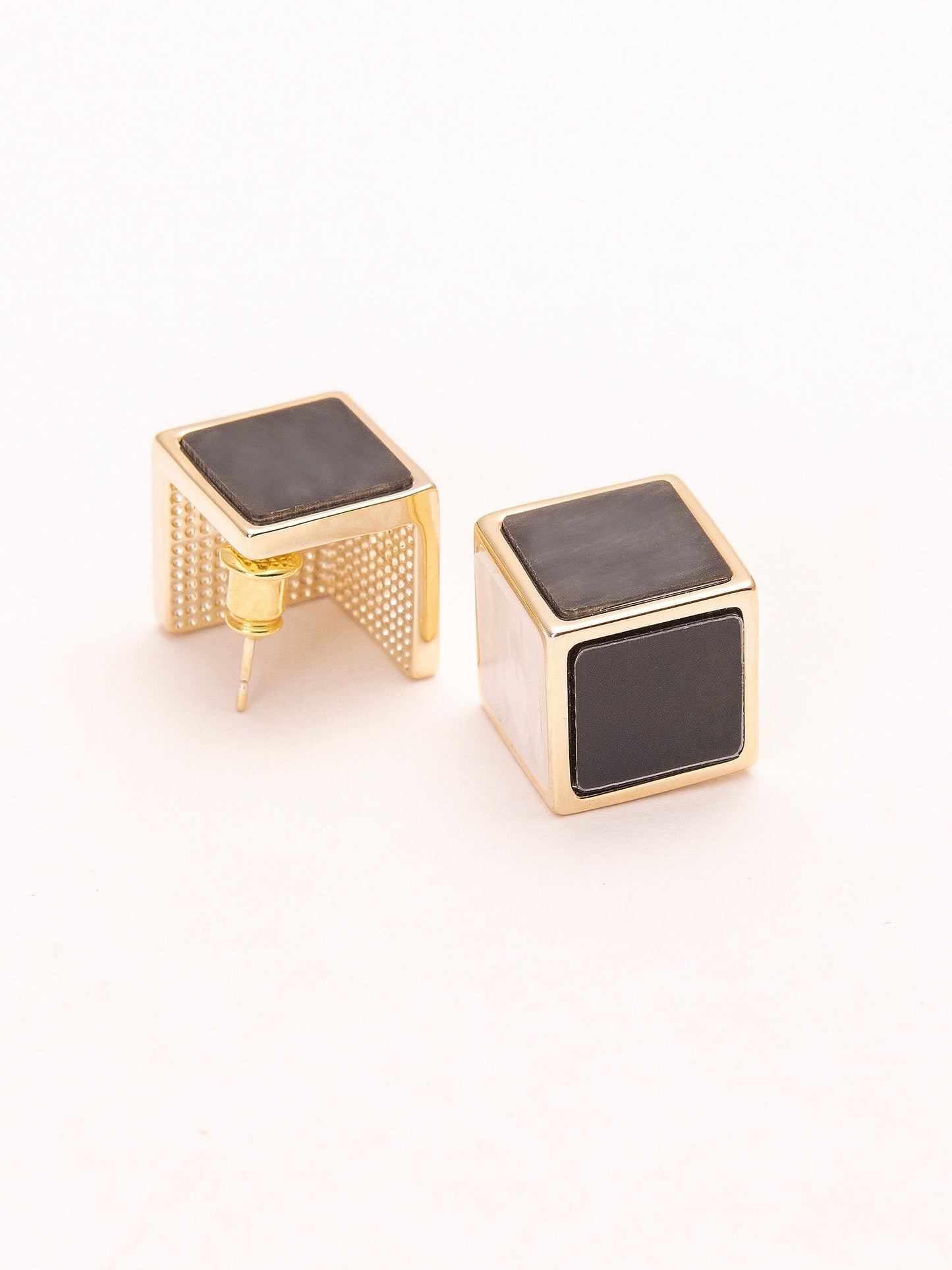 Cube Stud Earrings