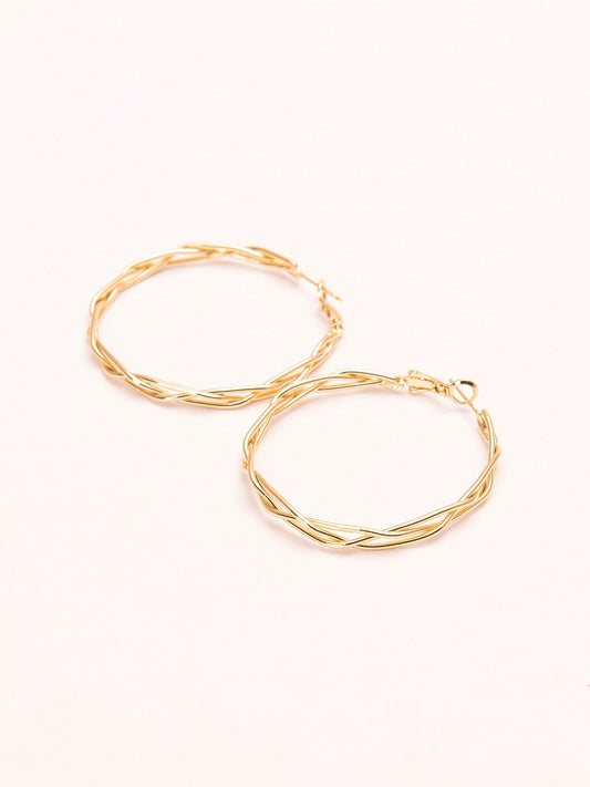 Tangled Hoop Earrings