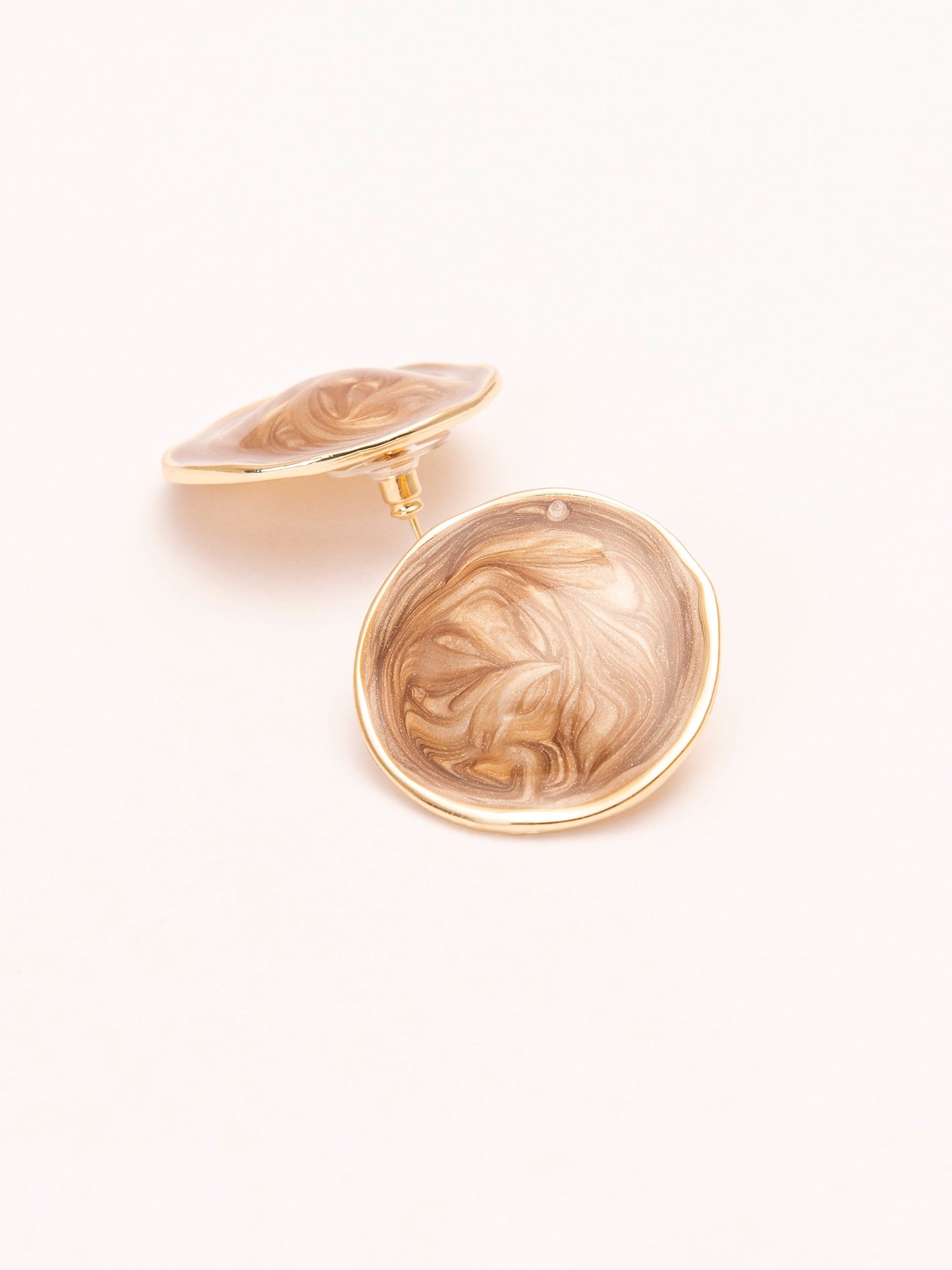 Circular Stud Earrings