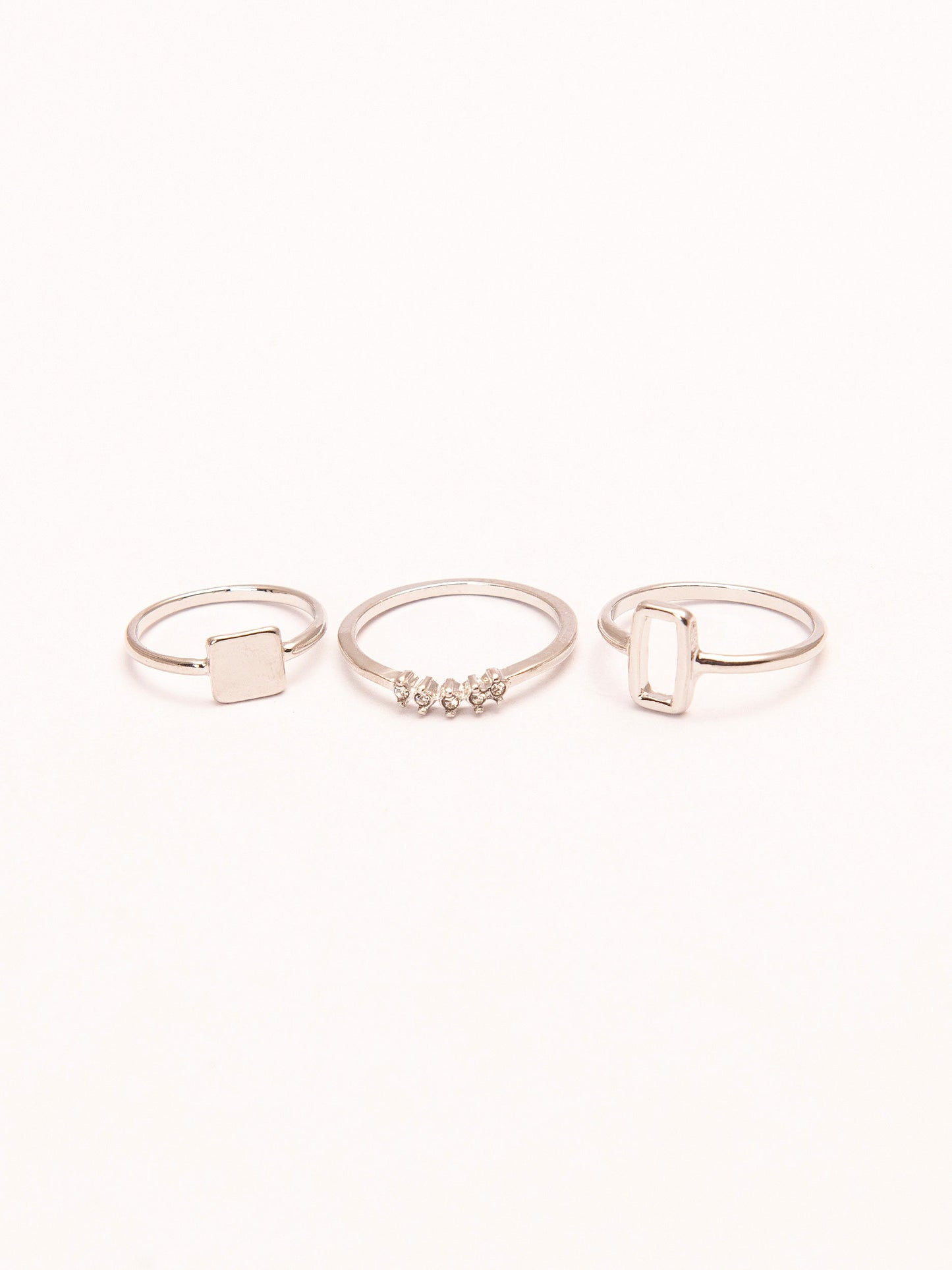 Silver Ring Set