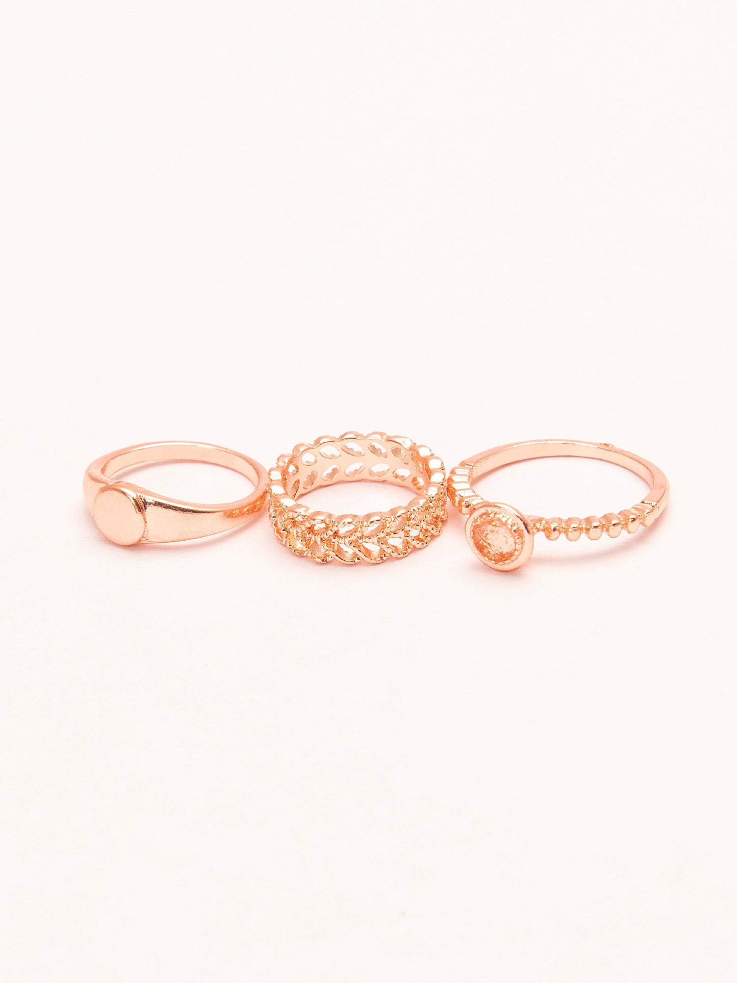 Rose Gold Ring Set