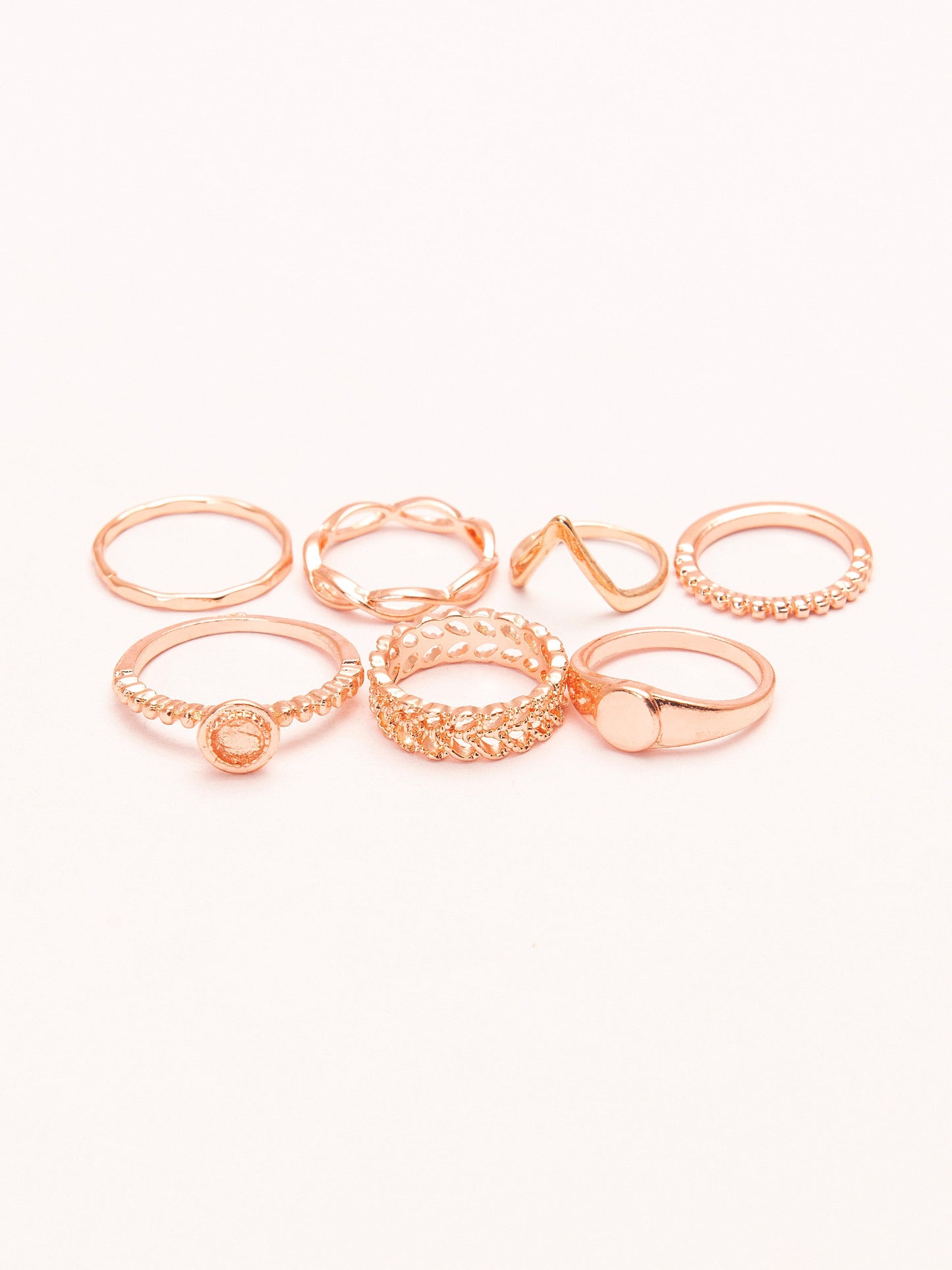 Rose Gold Ring Set