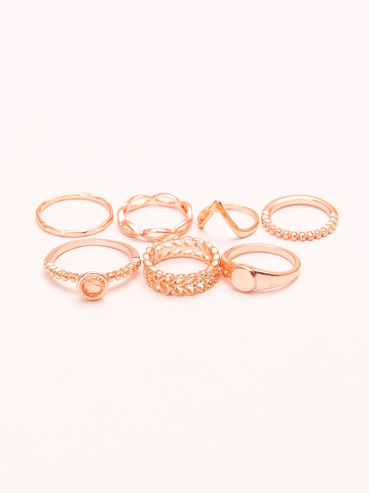 Rose Gold Ring Set