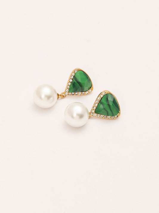 Pearl Tear Drop Earrings