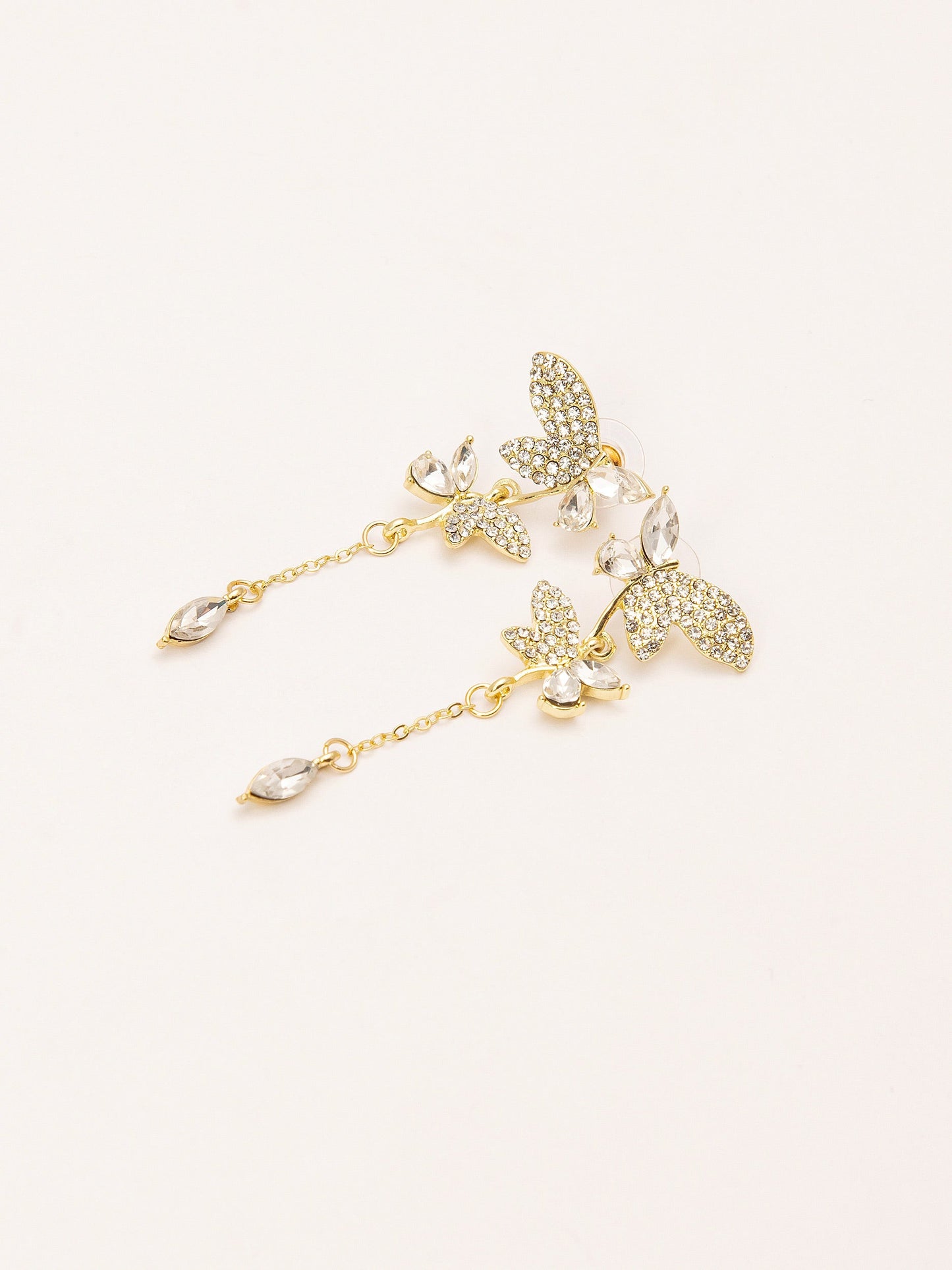 Embellished Butterfly Earrings