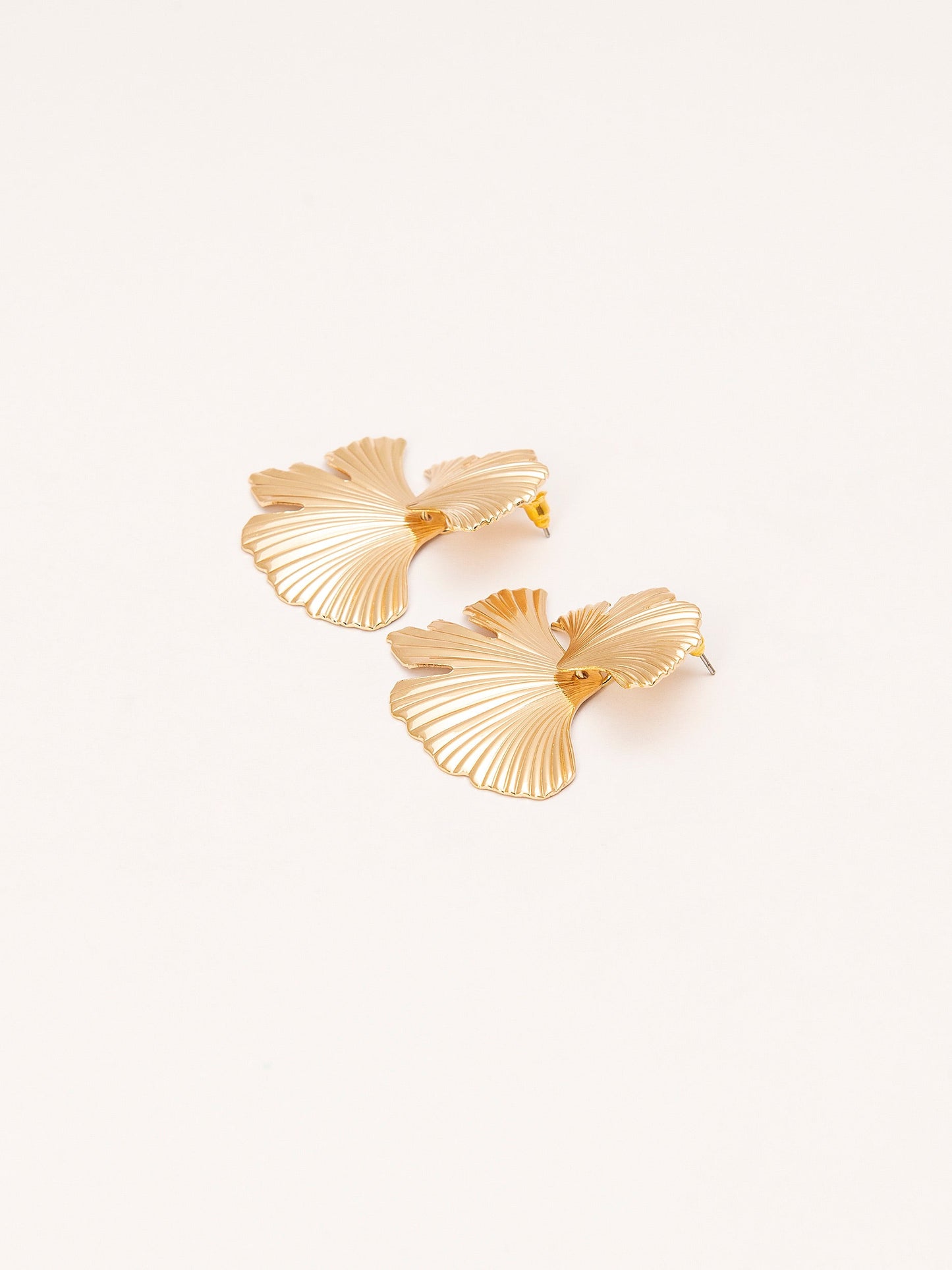 Metallic Petal Earrings