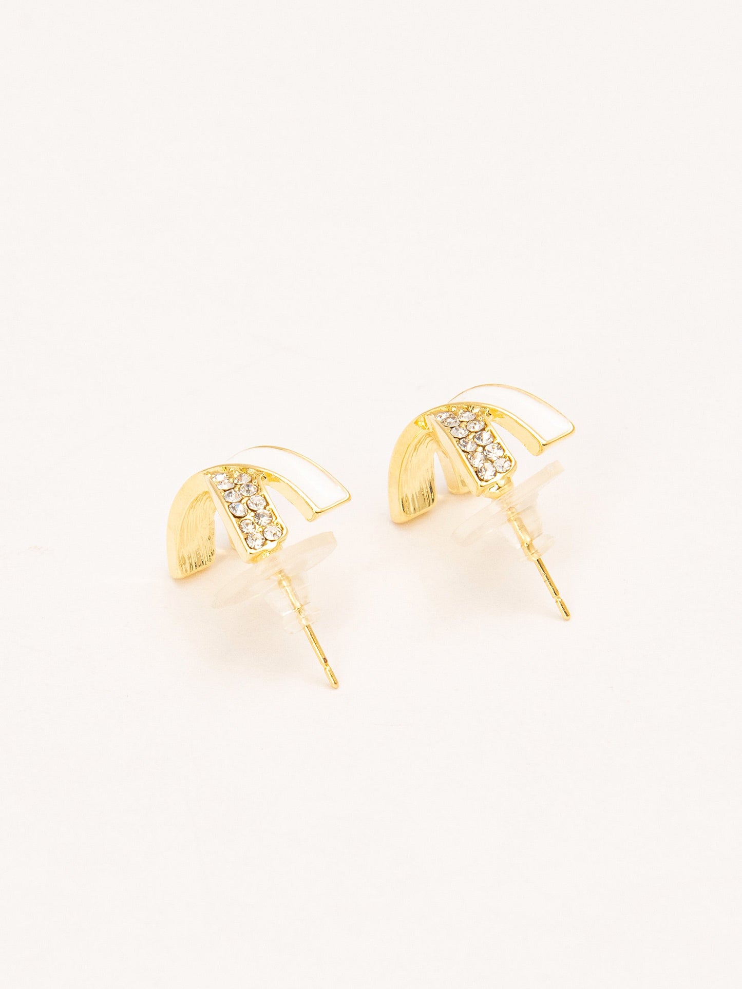 Criss-Cross Stud Earrings