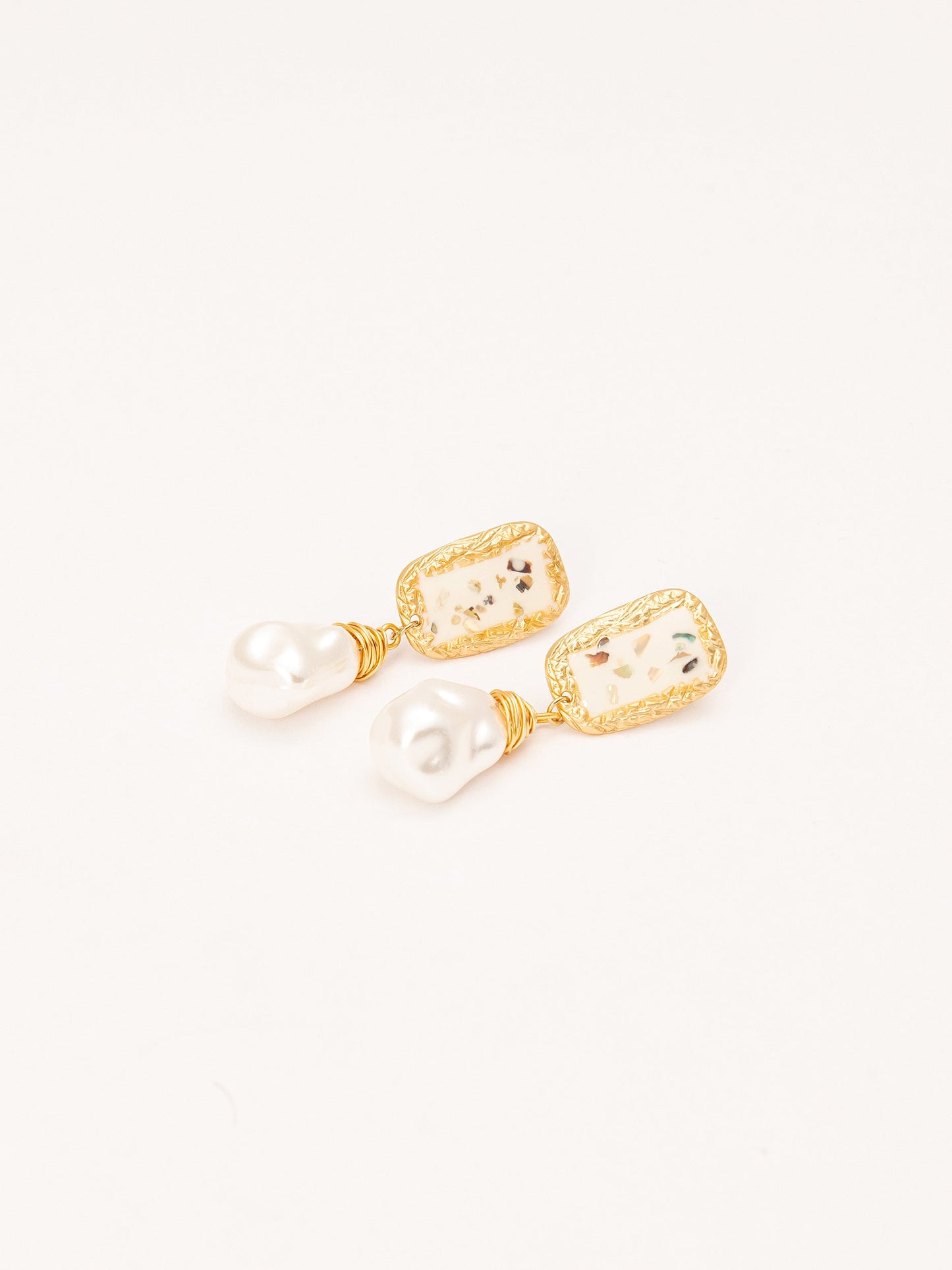 Pearly Drop Earrings