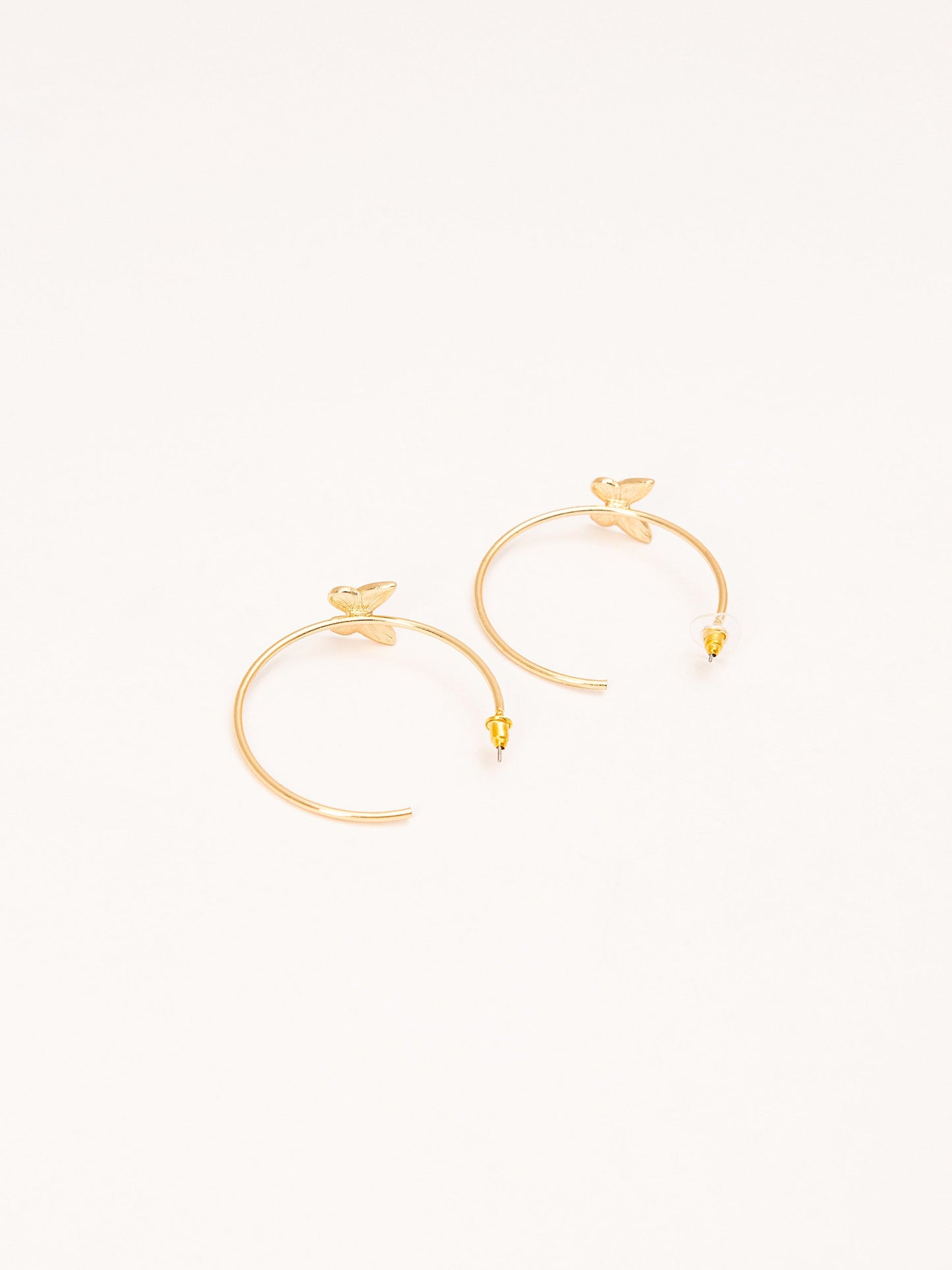 Butterfly C-Hoop Earrings