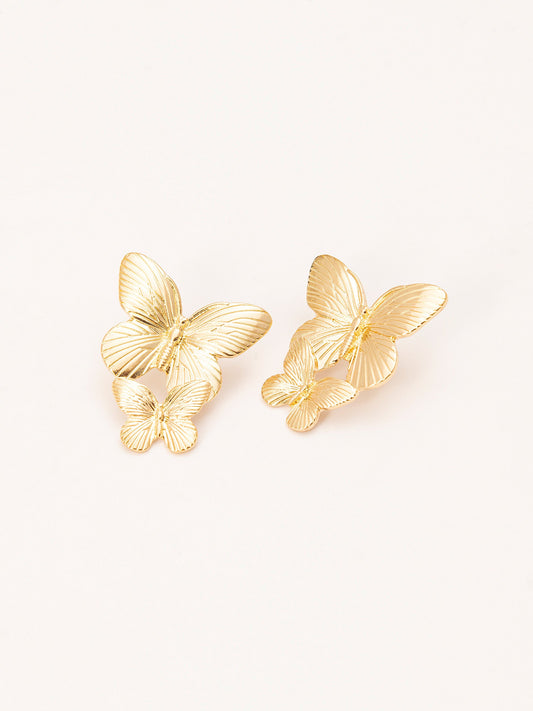 Metallic Butterfly Earrings