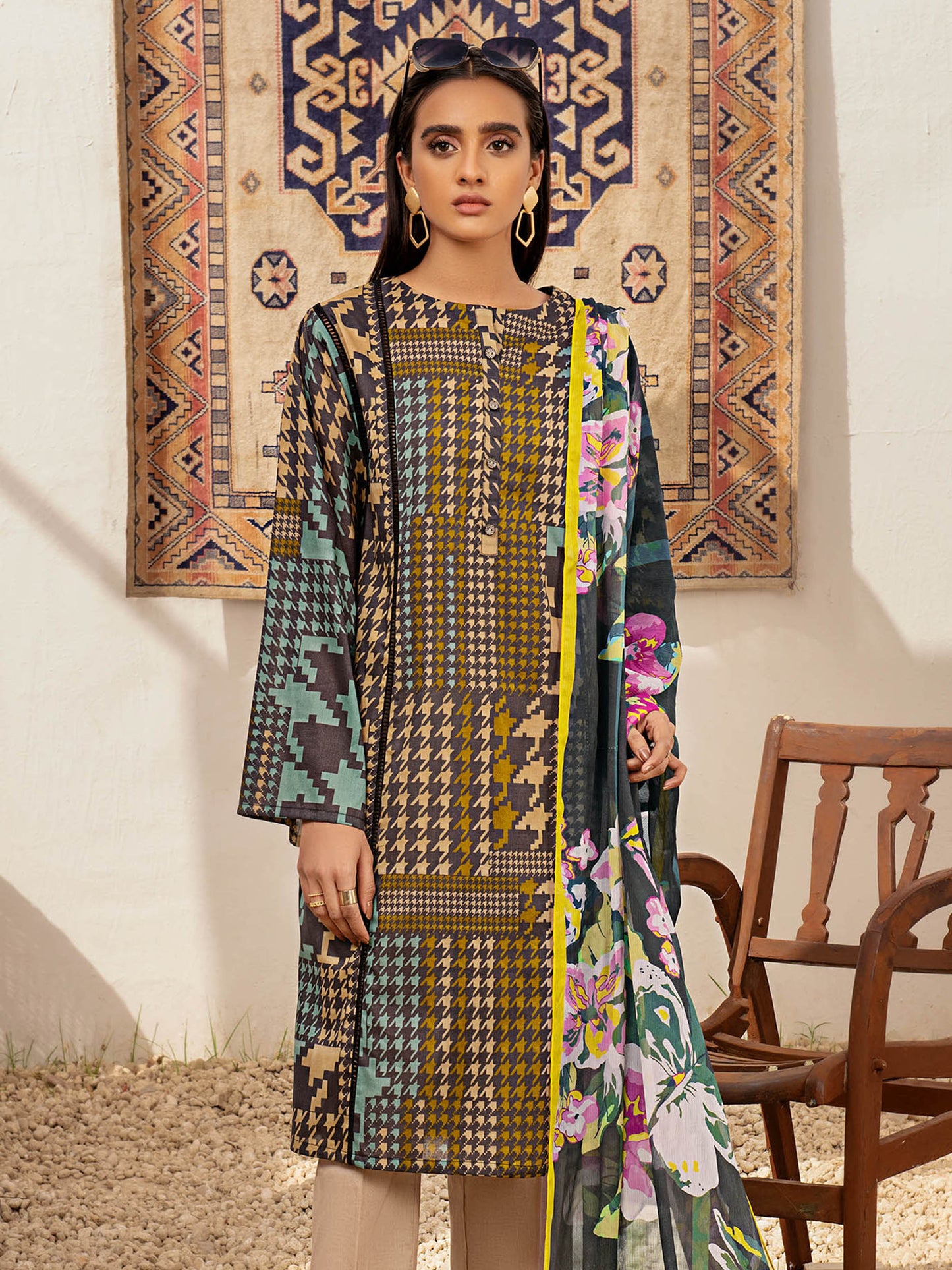 Printed Lawn 2 Piece Suit