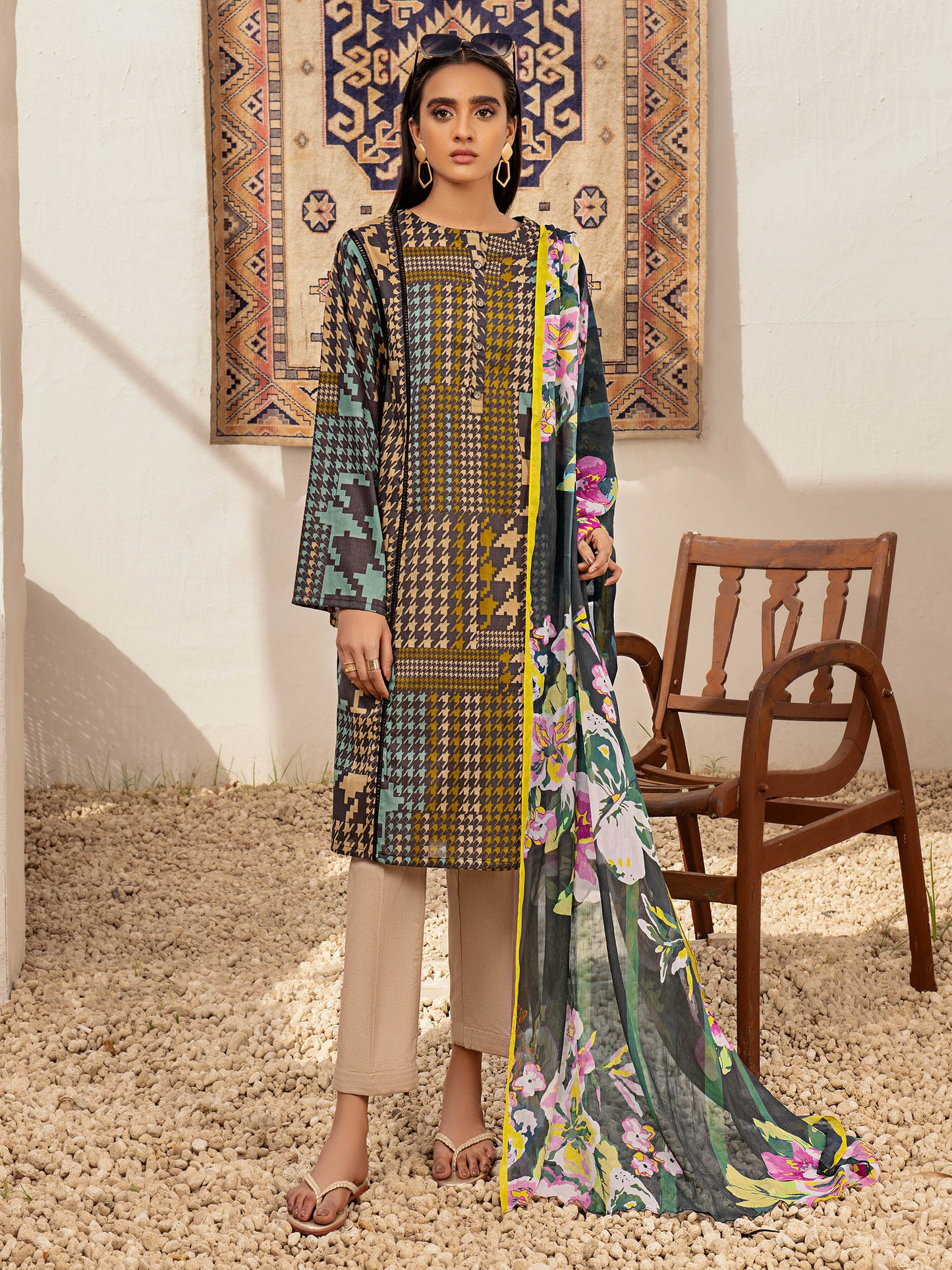 Printed Lawn 2 Piece Suit