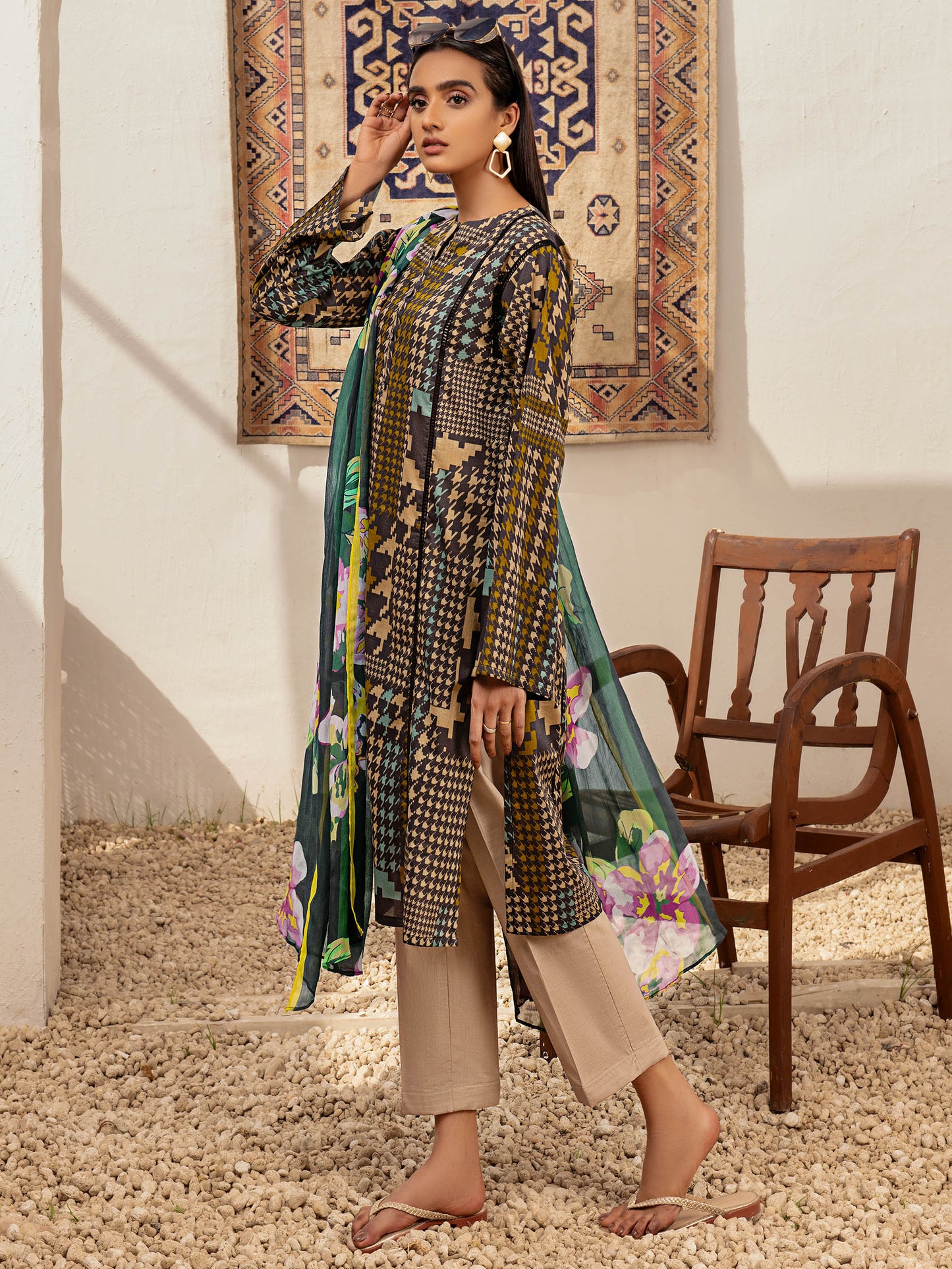 Printed Lawn 2 Piece Suit