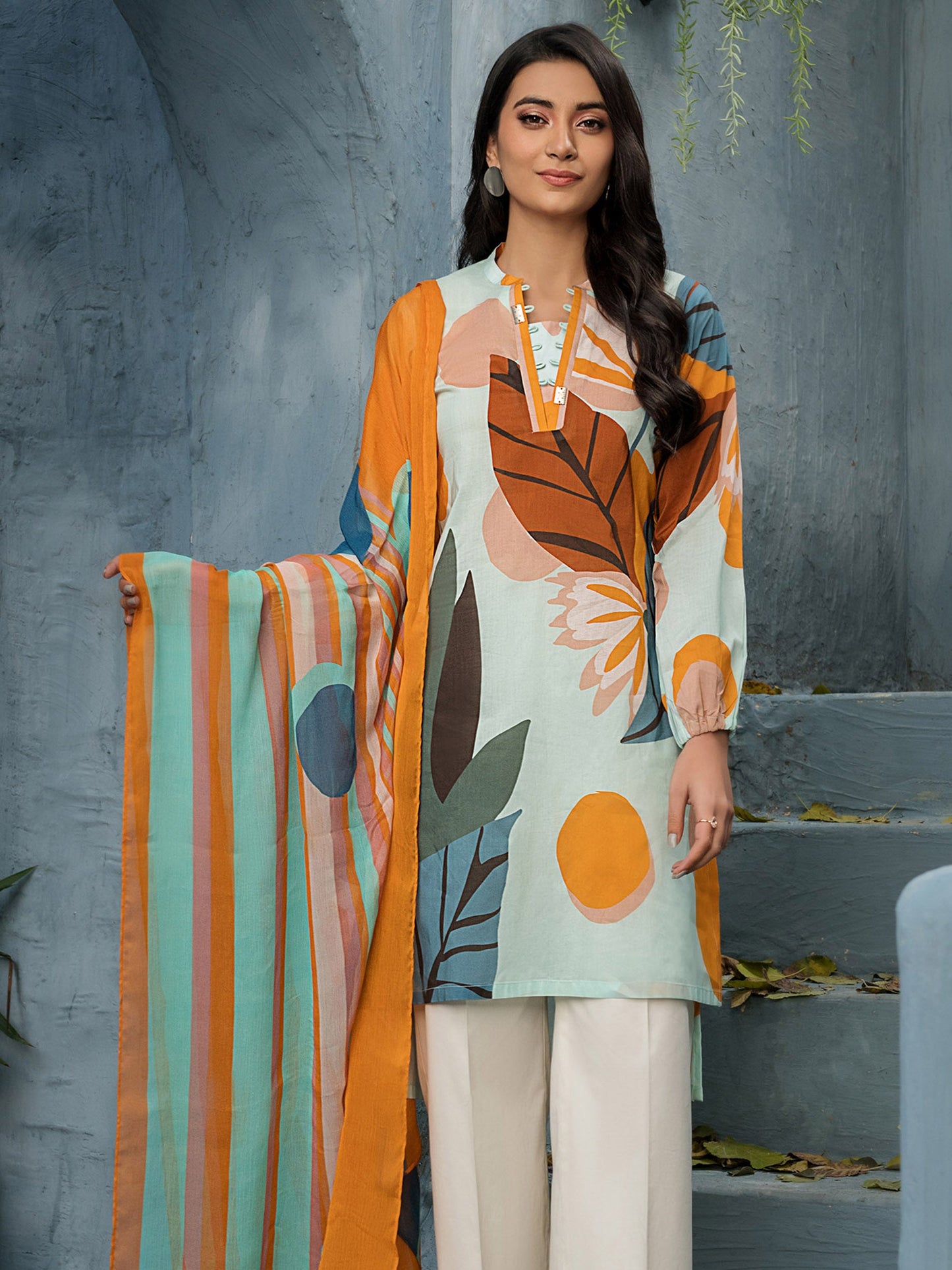 Printed Lawn 2 Piece Suit