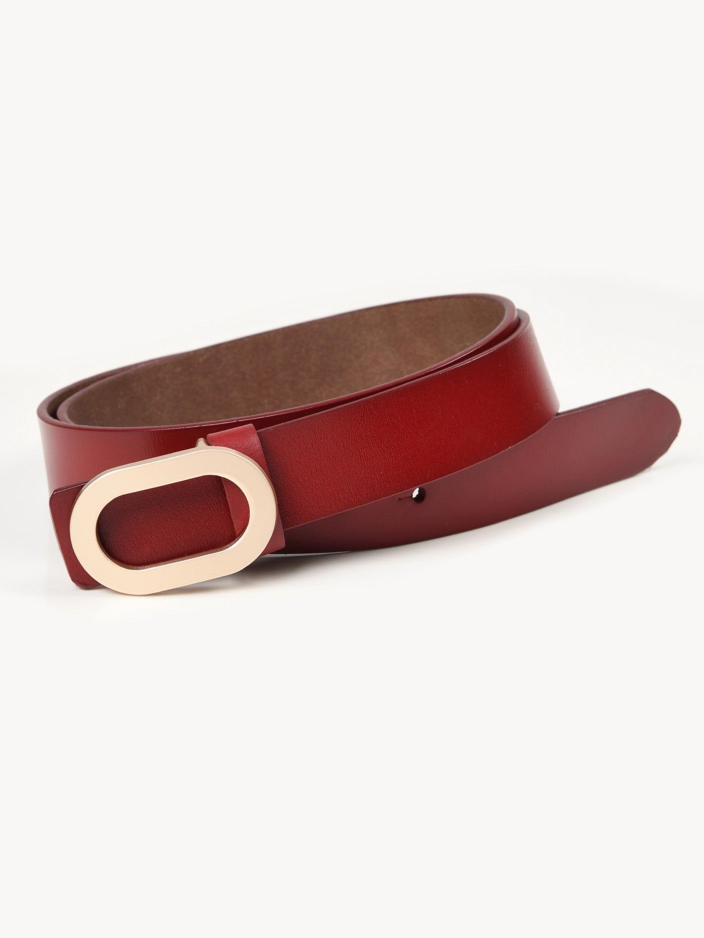 Oval Buckle Belt