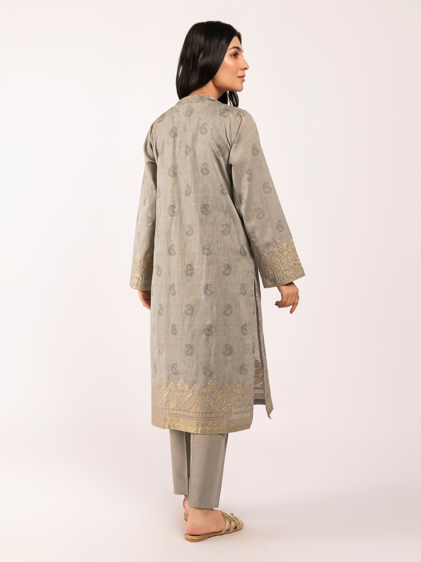 Embellished Jacquard Suit