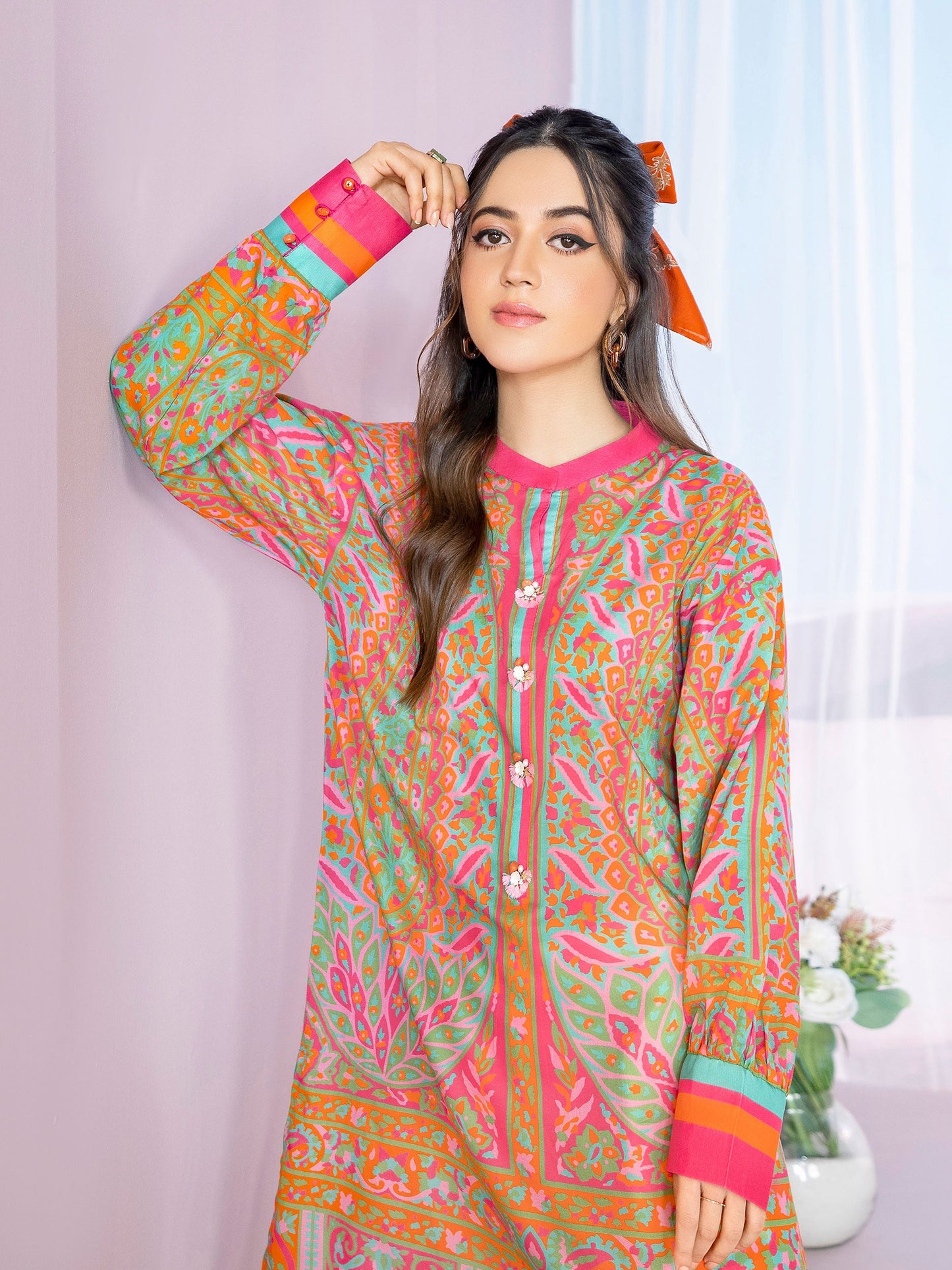 1 Piece Printed Lawn Shirt