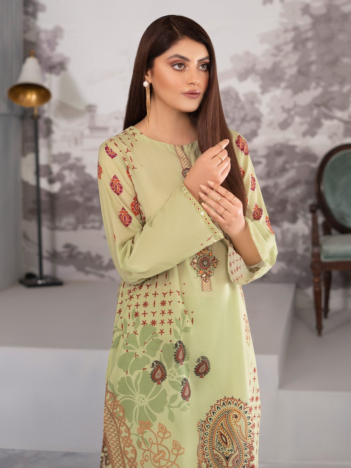 2 Piece Embroidered Lawn Suit