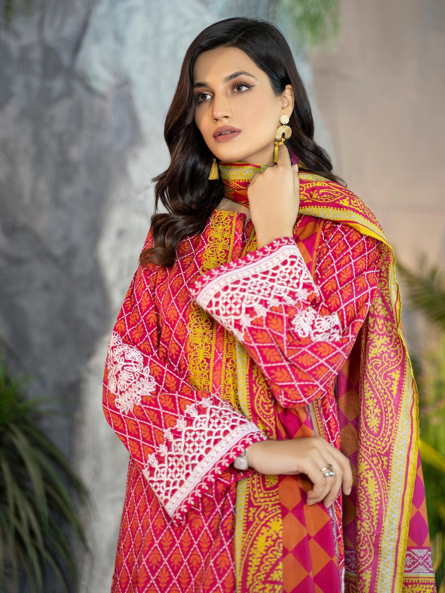 2 Piece Embroidered Lawn Suit