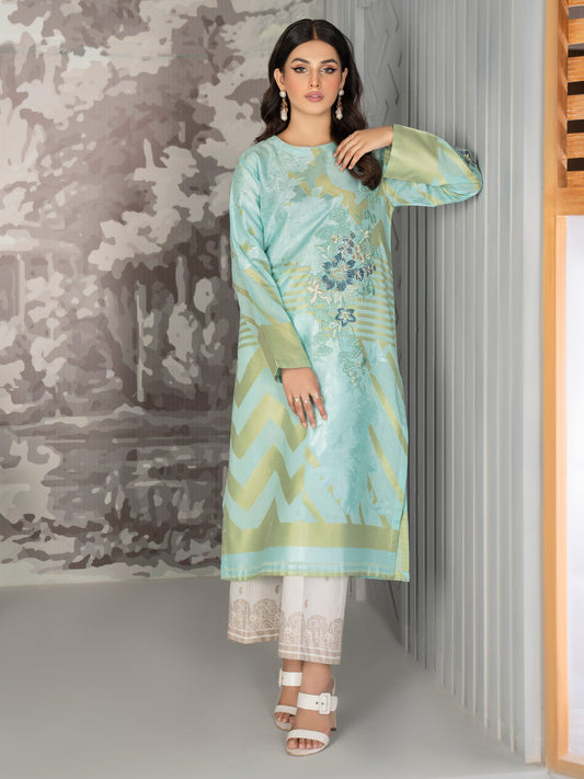 2 Piece Embroidered Jacquard Suit