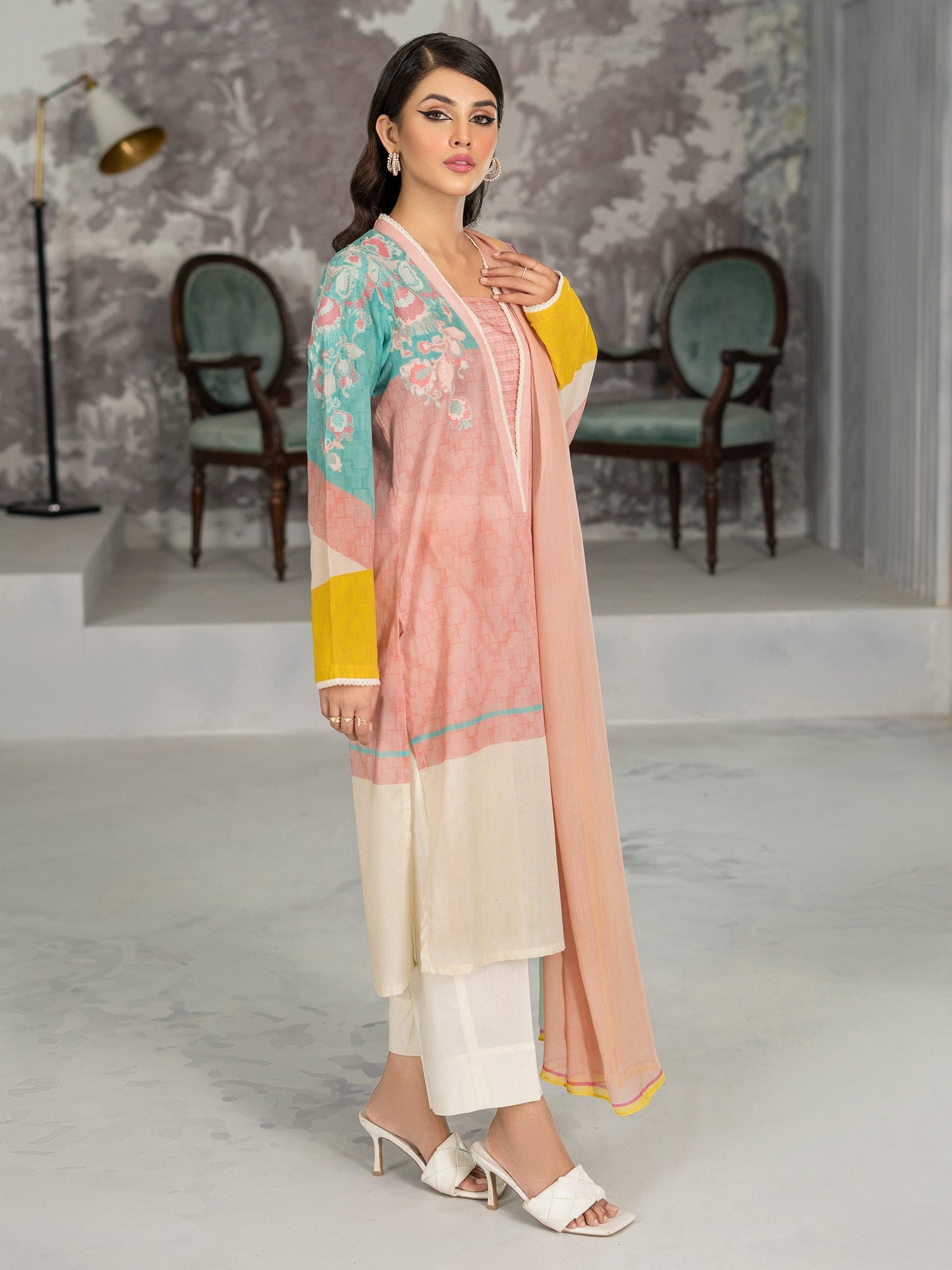 2 Piece Embroidered Lawn Suit