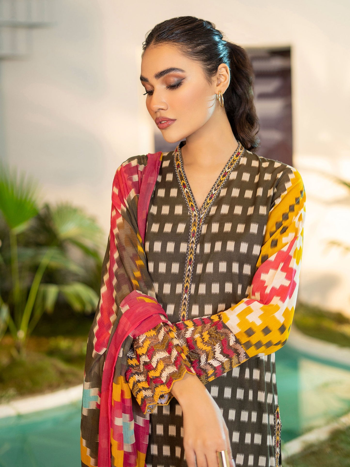 2 Piece Embroidered Lawn Suit