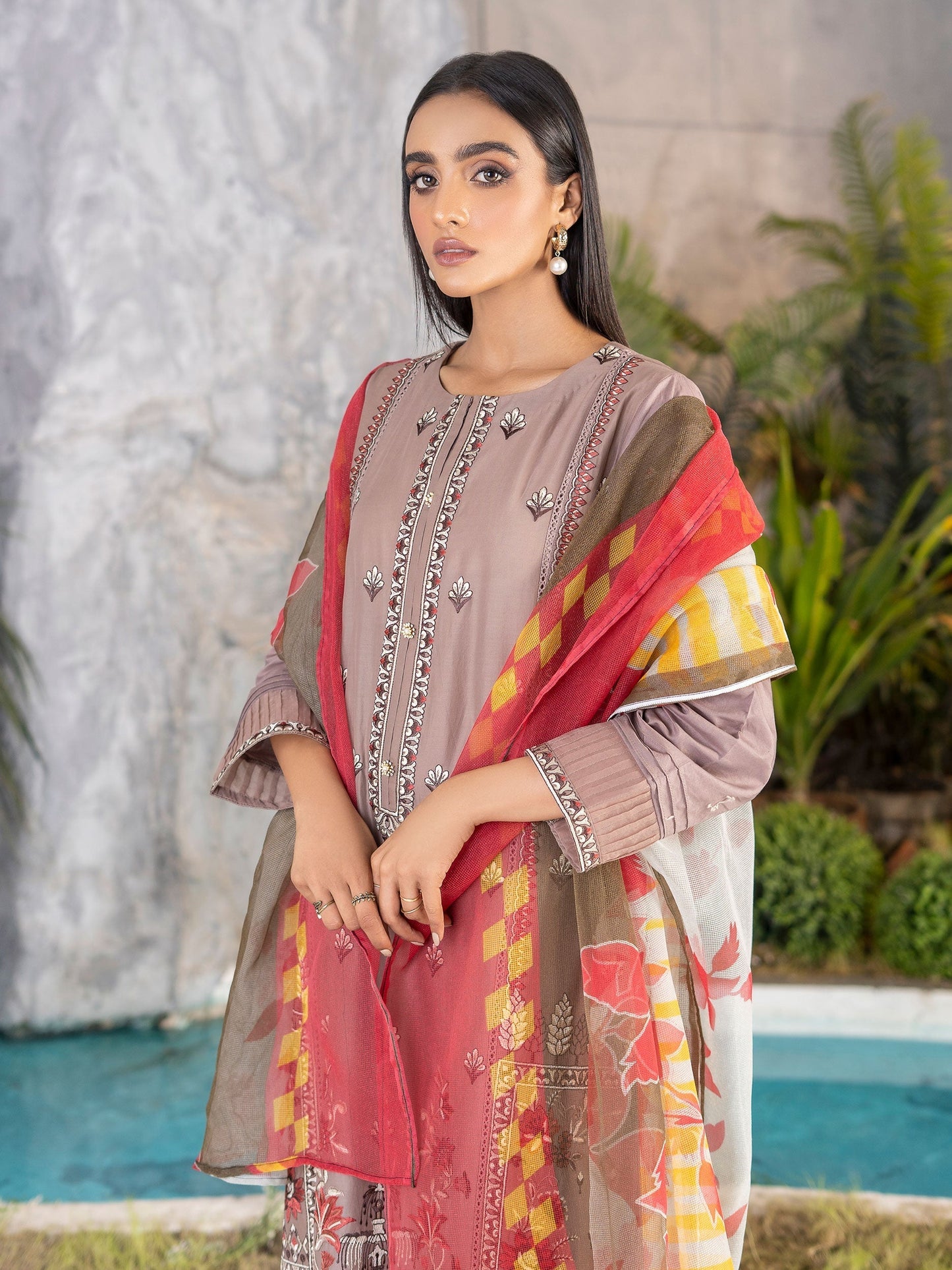 2 Piece Embroidered Lawn Suit