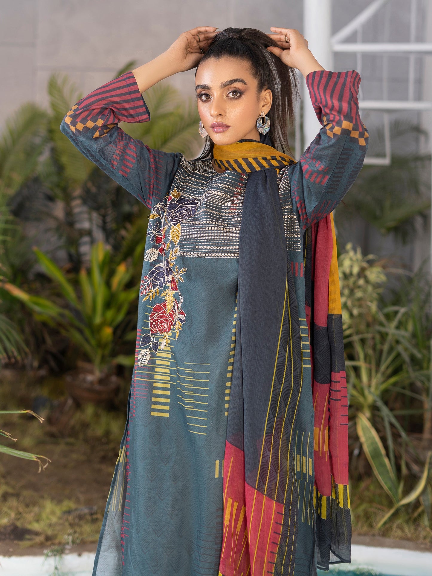 2 Piece Embroidered Lawn Suit