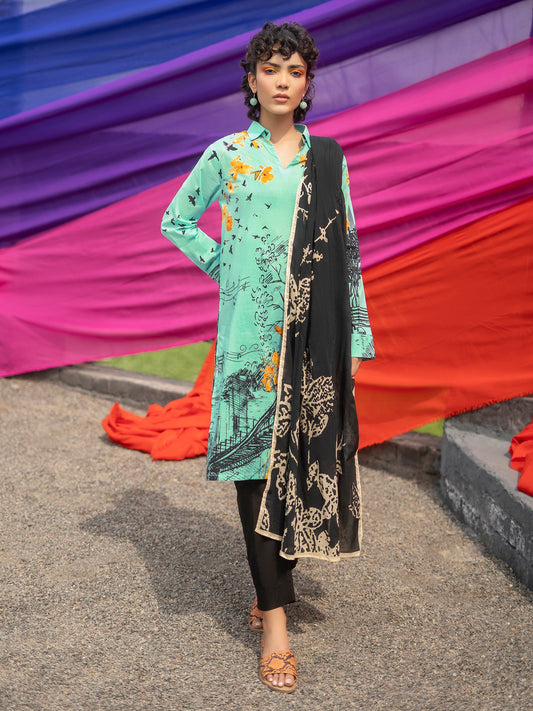 2 Piece Printed Lawn Suit