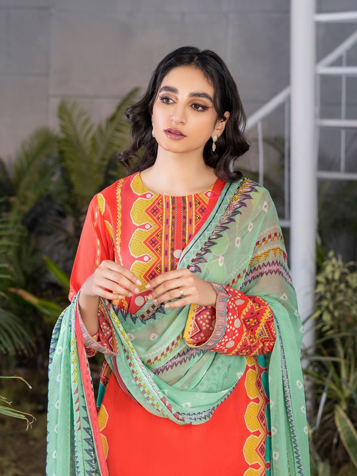 2 Piece Embroidered Lawn Suit