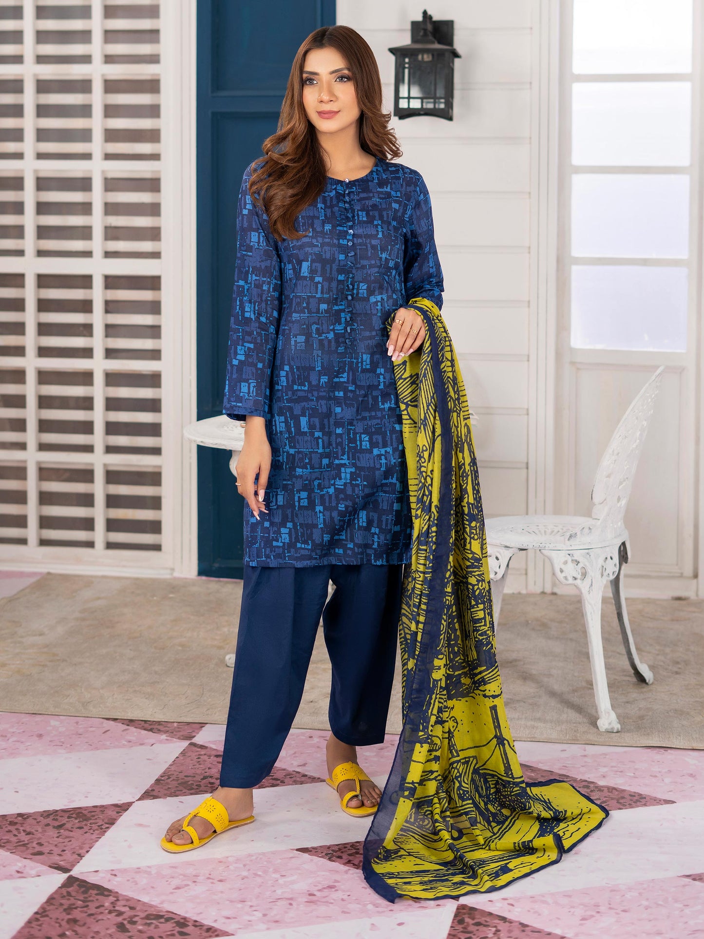 3 Piece Printed Lawn Suit