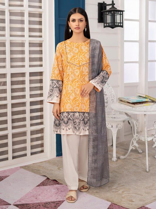 2 Piece Printed Lawn Suit