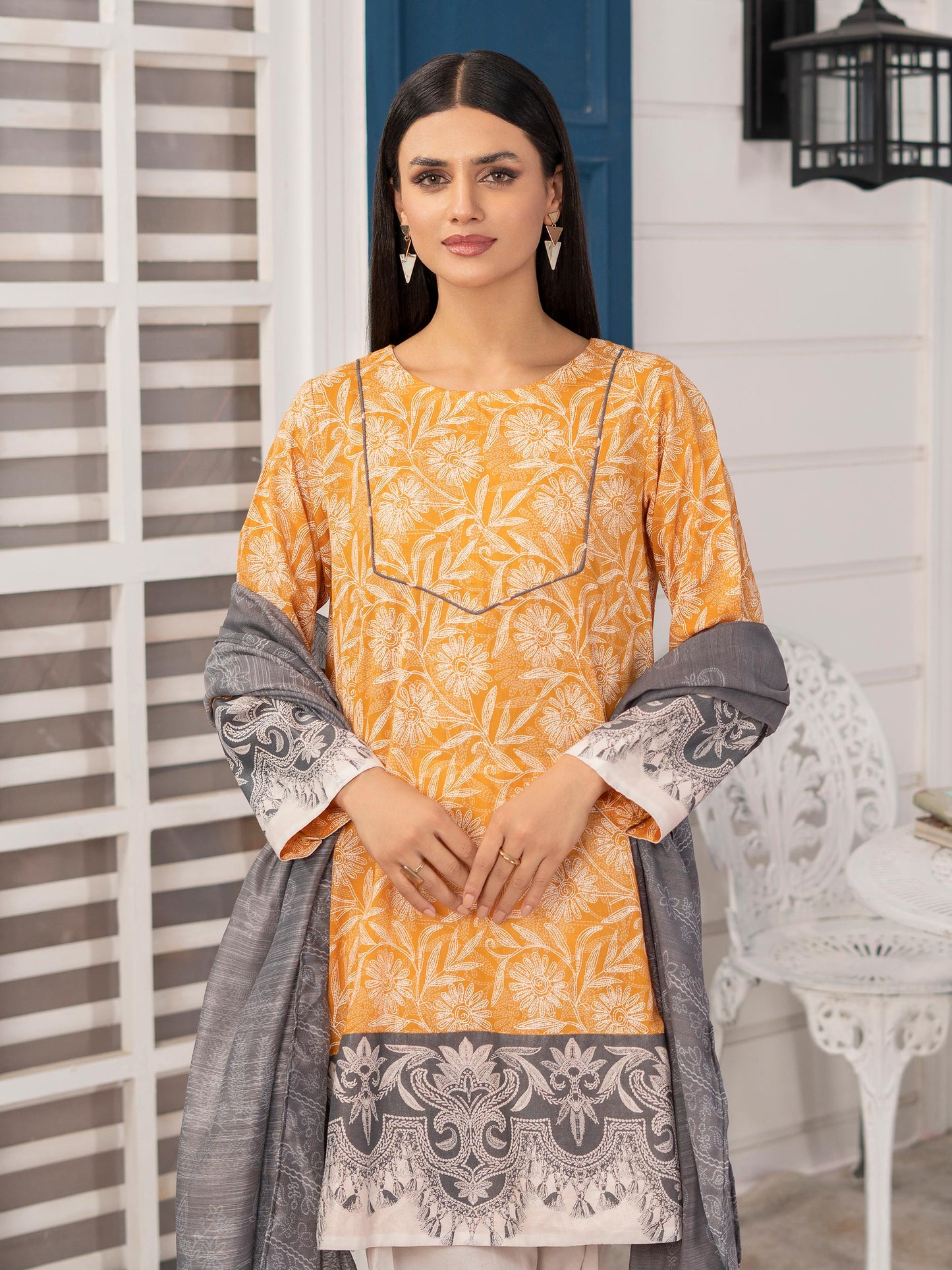 2 Piece Printed Lawn Suit