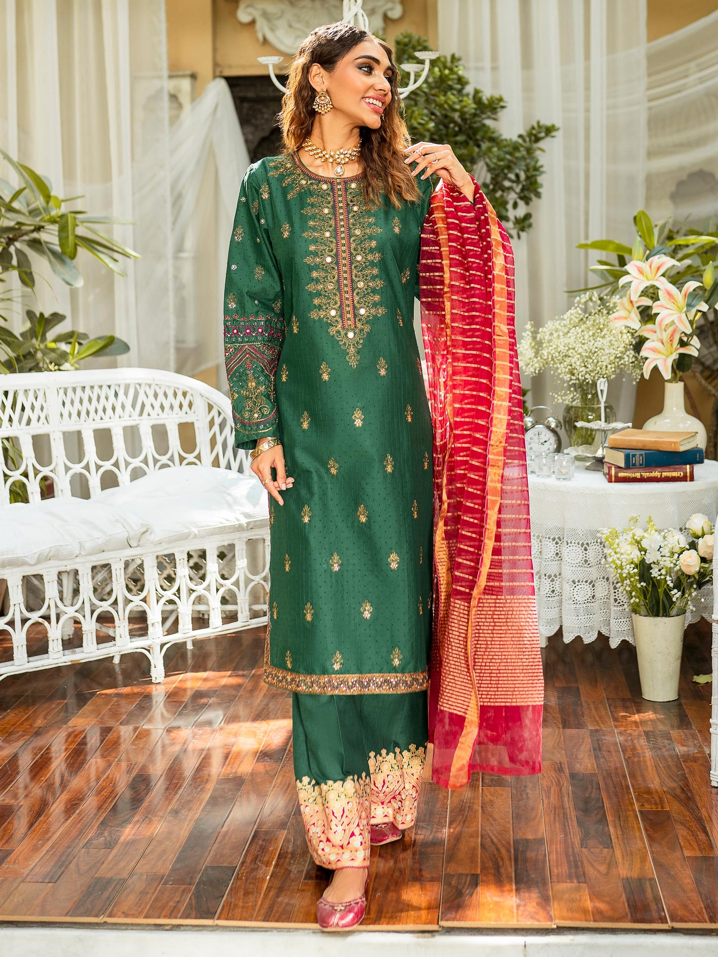 Embroidered Lawn Suit