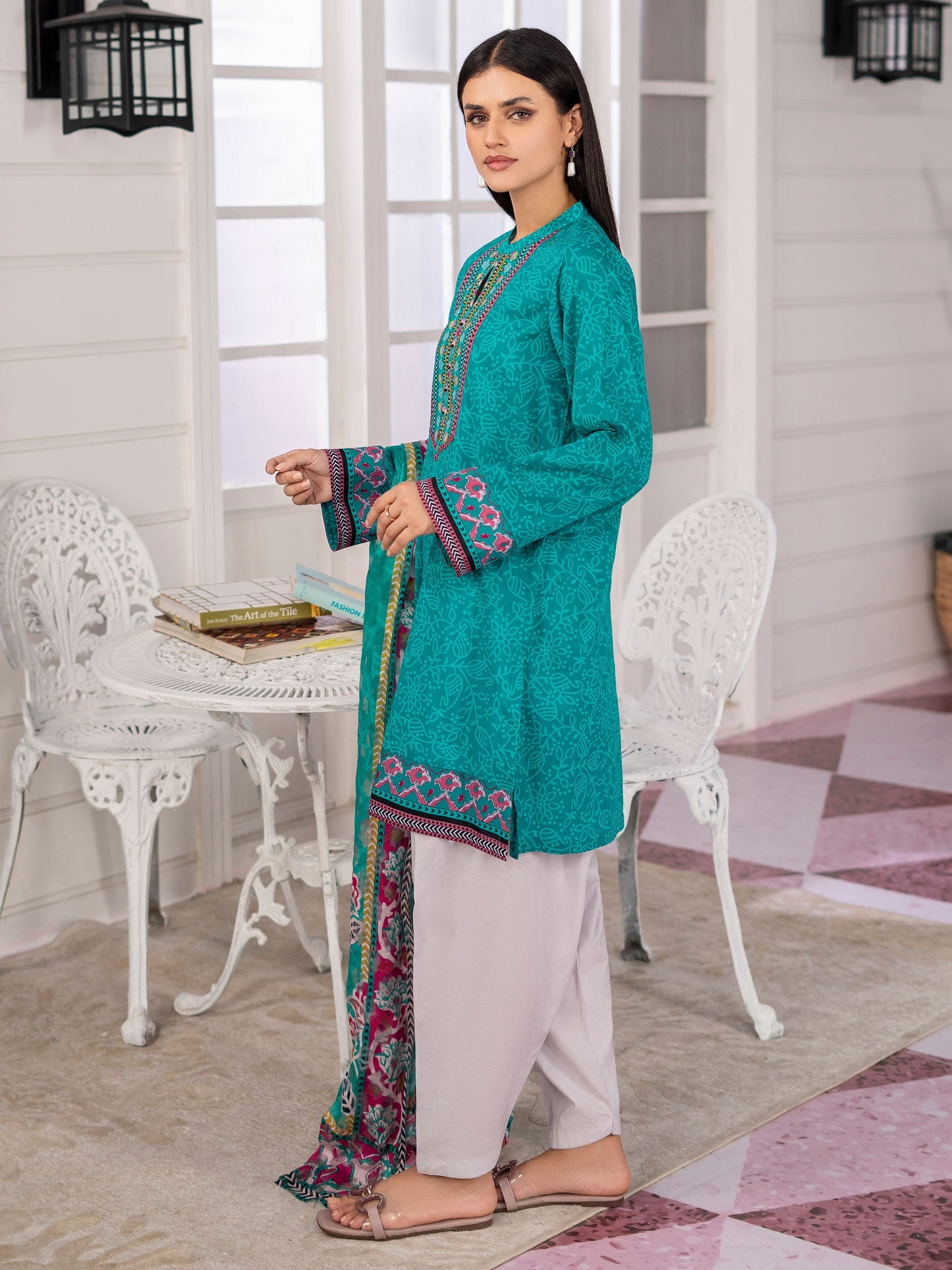 2 Piece Printed Lawn Suit