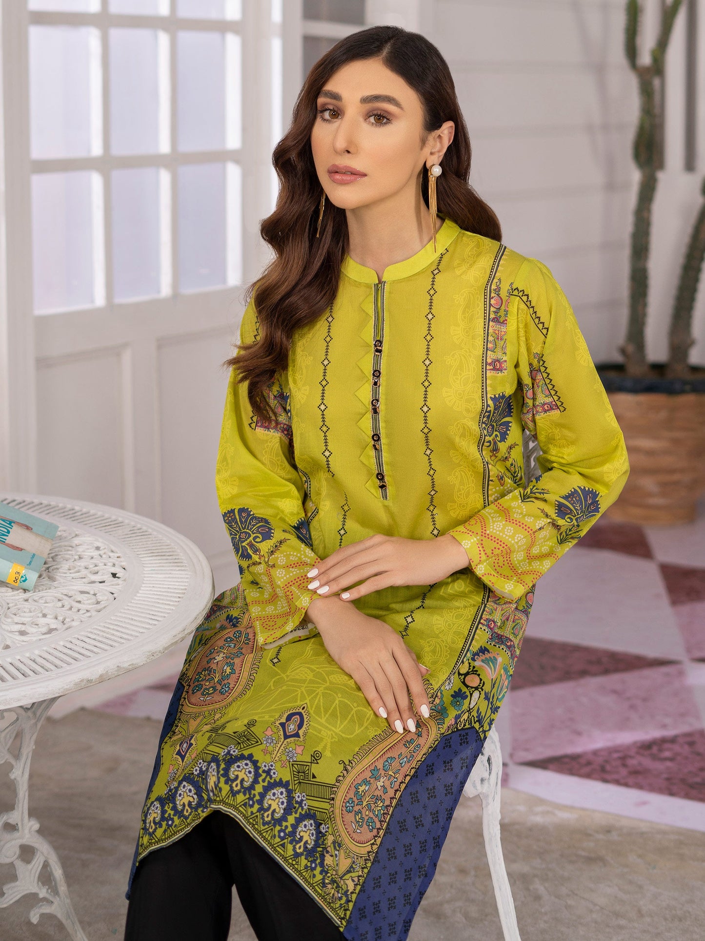 1 Piece Printed Lawn Shirt