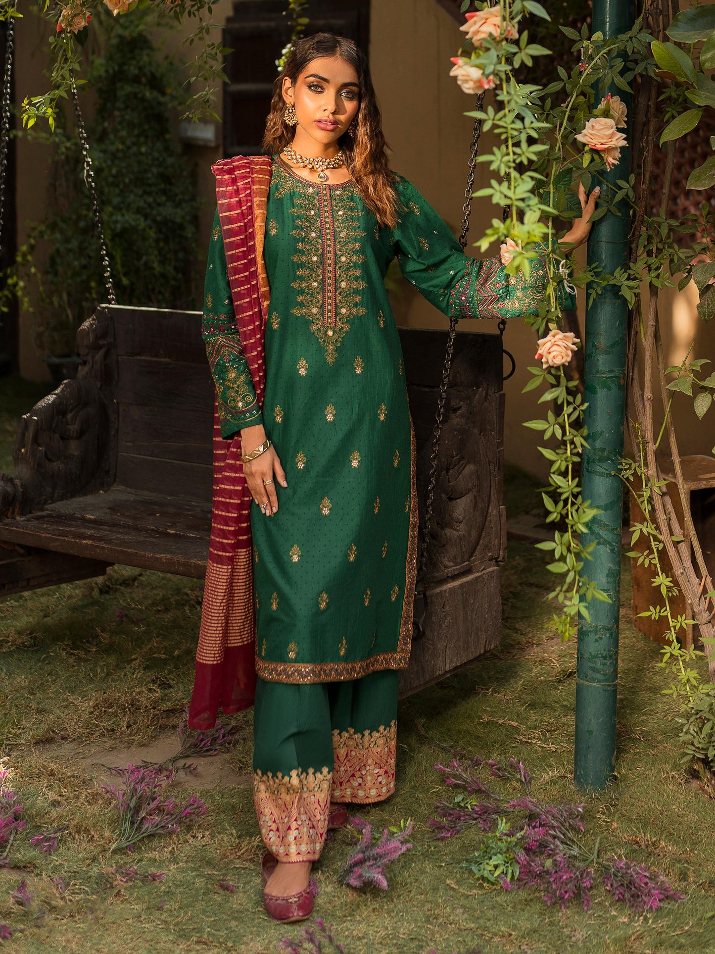 Embroidered Lawn Suit