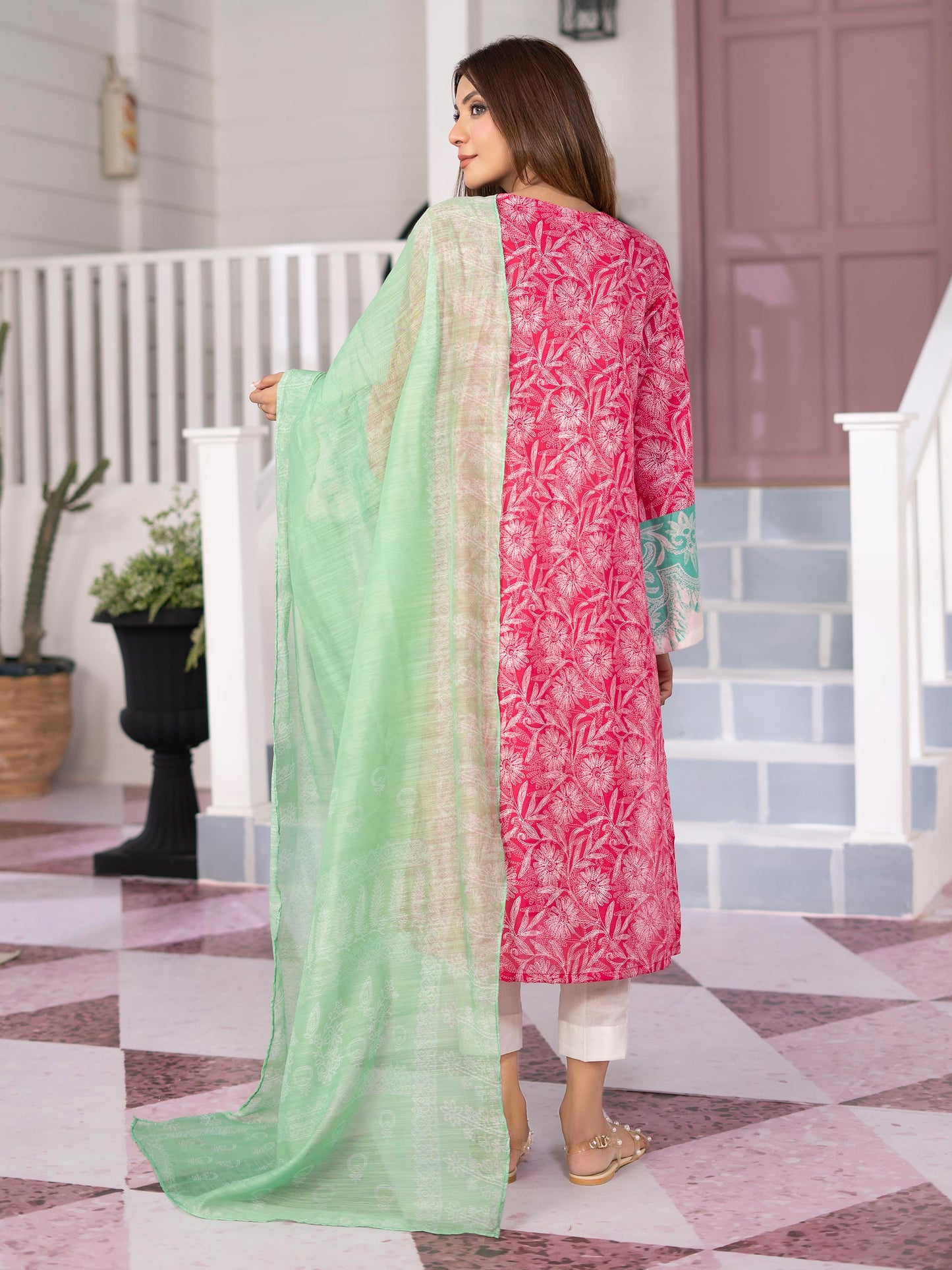 2 Piece Printed Lawn Suit