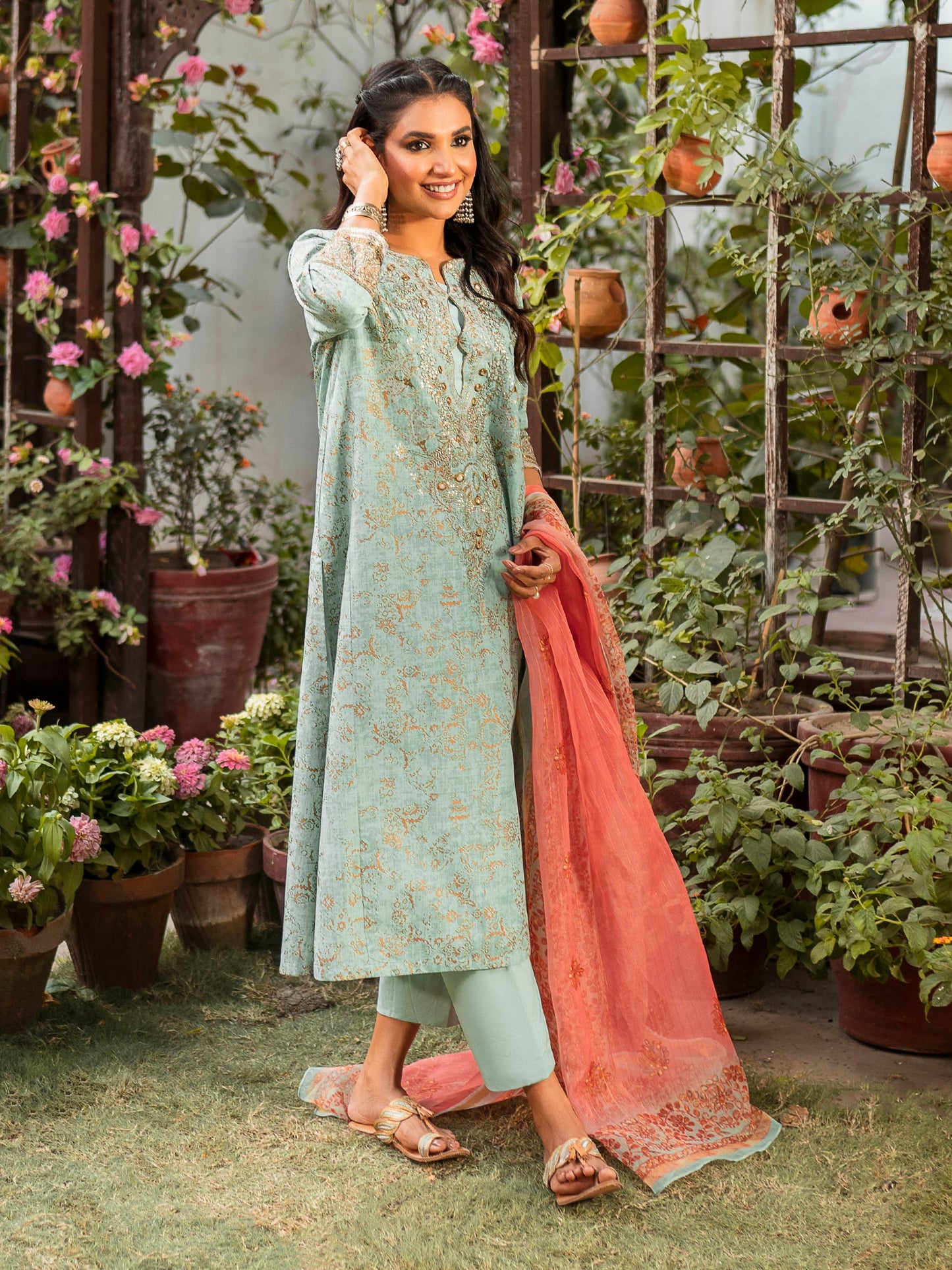 Embroidered Lawn Suit