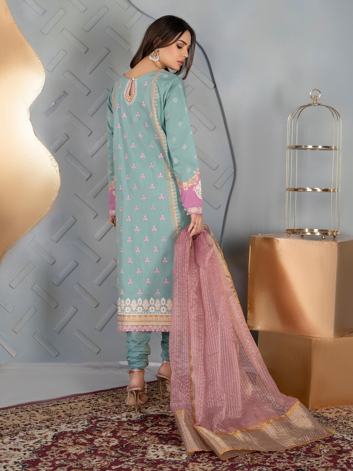 3 Piece Printed Lawn Suit