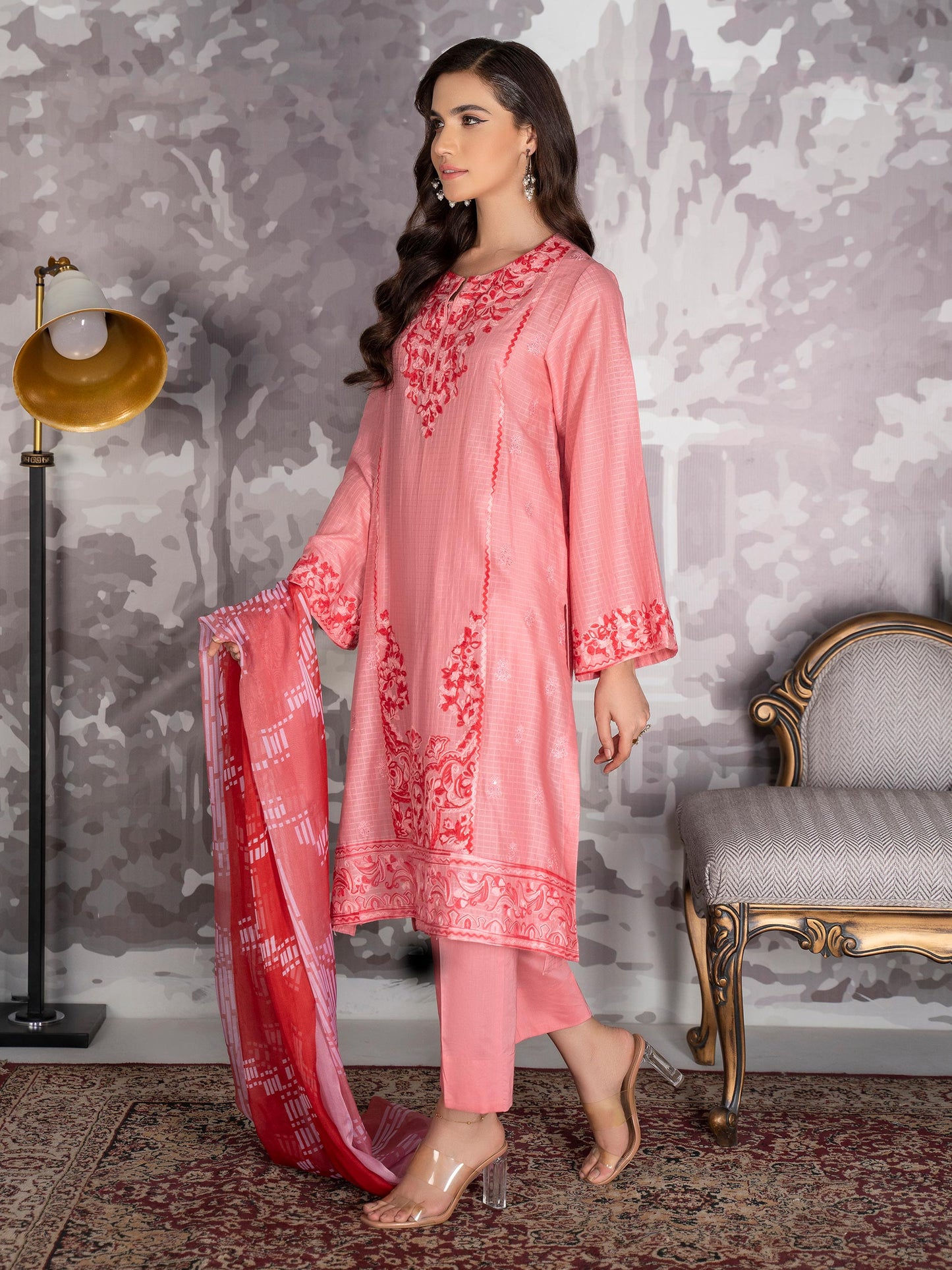 3 Piece Embroidered Lawn Suit