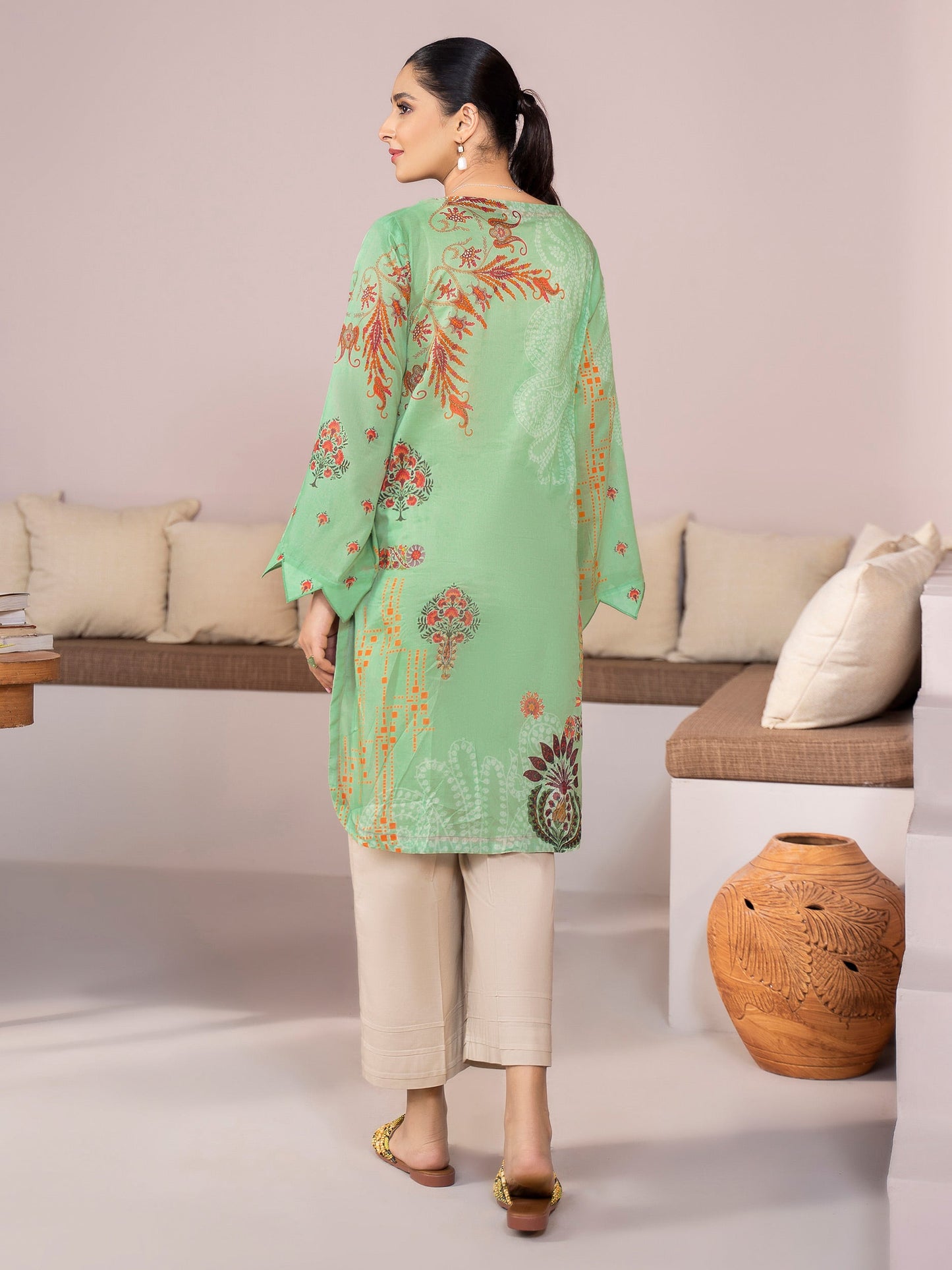 1 Piece Printed Lawn Shirt