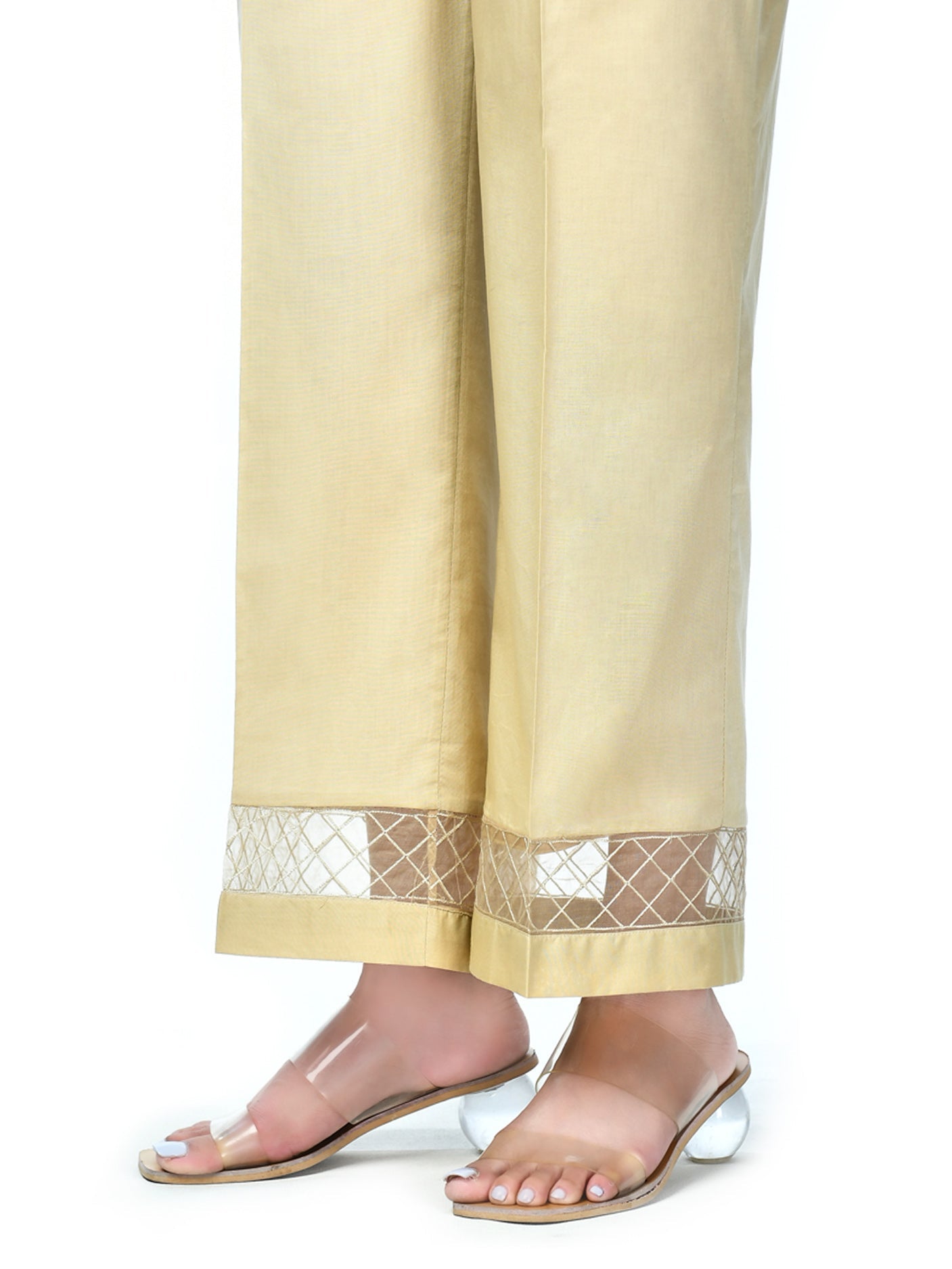 Embroidered Cambric Trouser