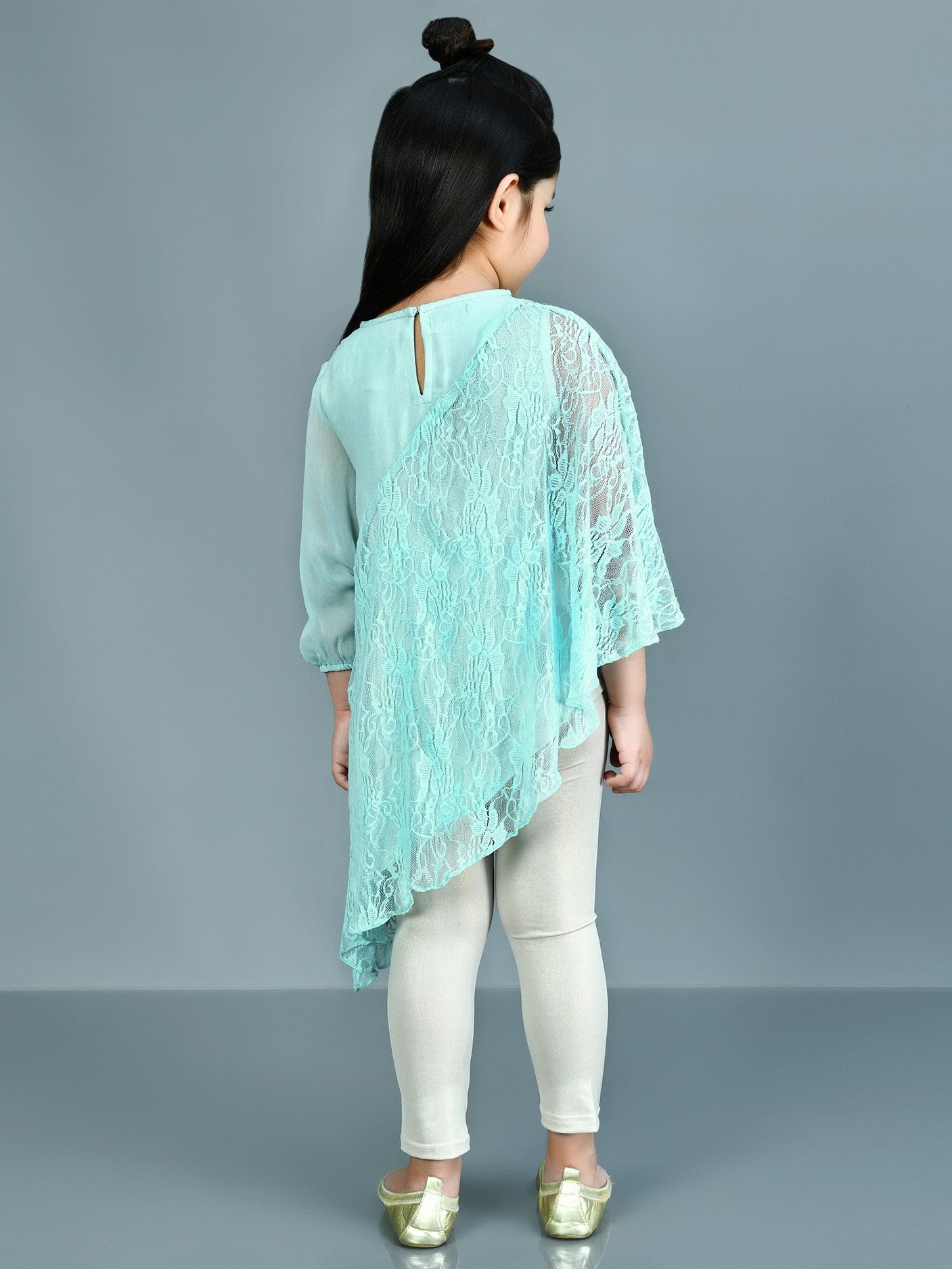 Embroidered Net Shirt