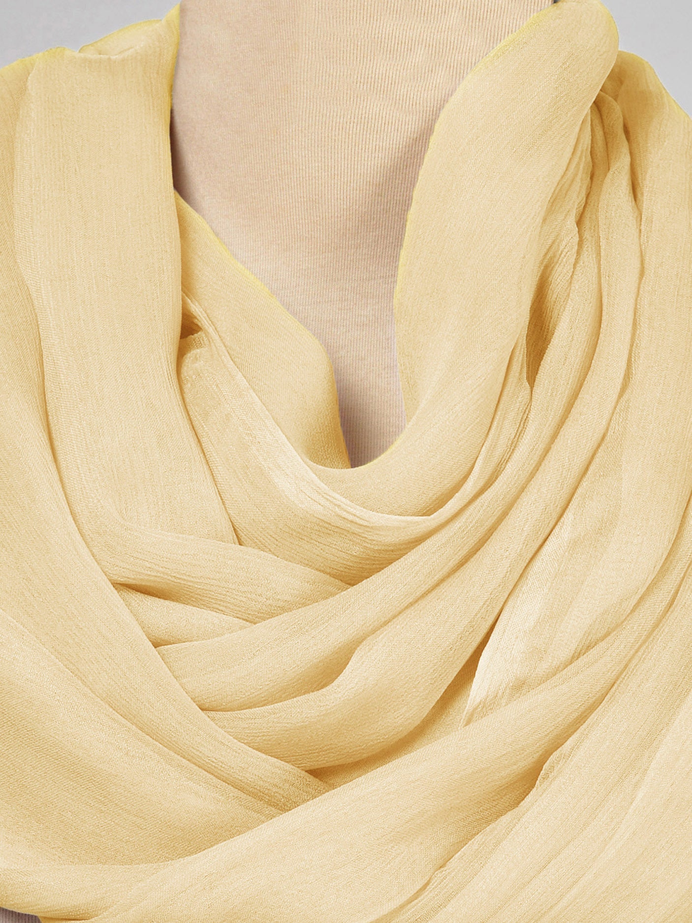 Dyed Chiffon Dupatta-Baby Pink